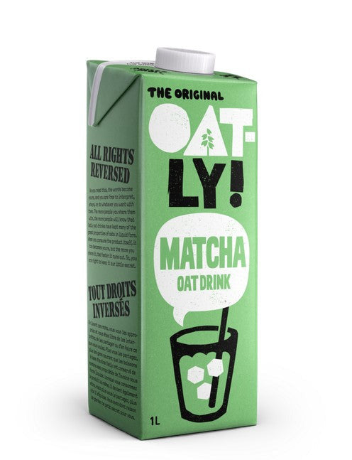 Oatly! Matcha Oat Drink