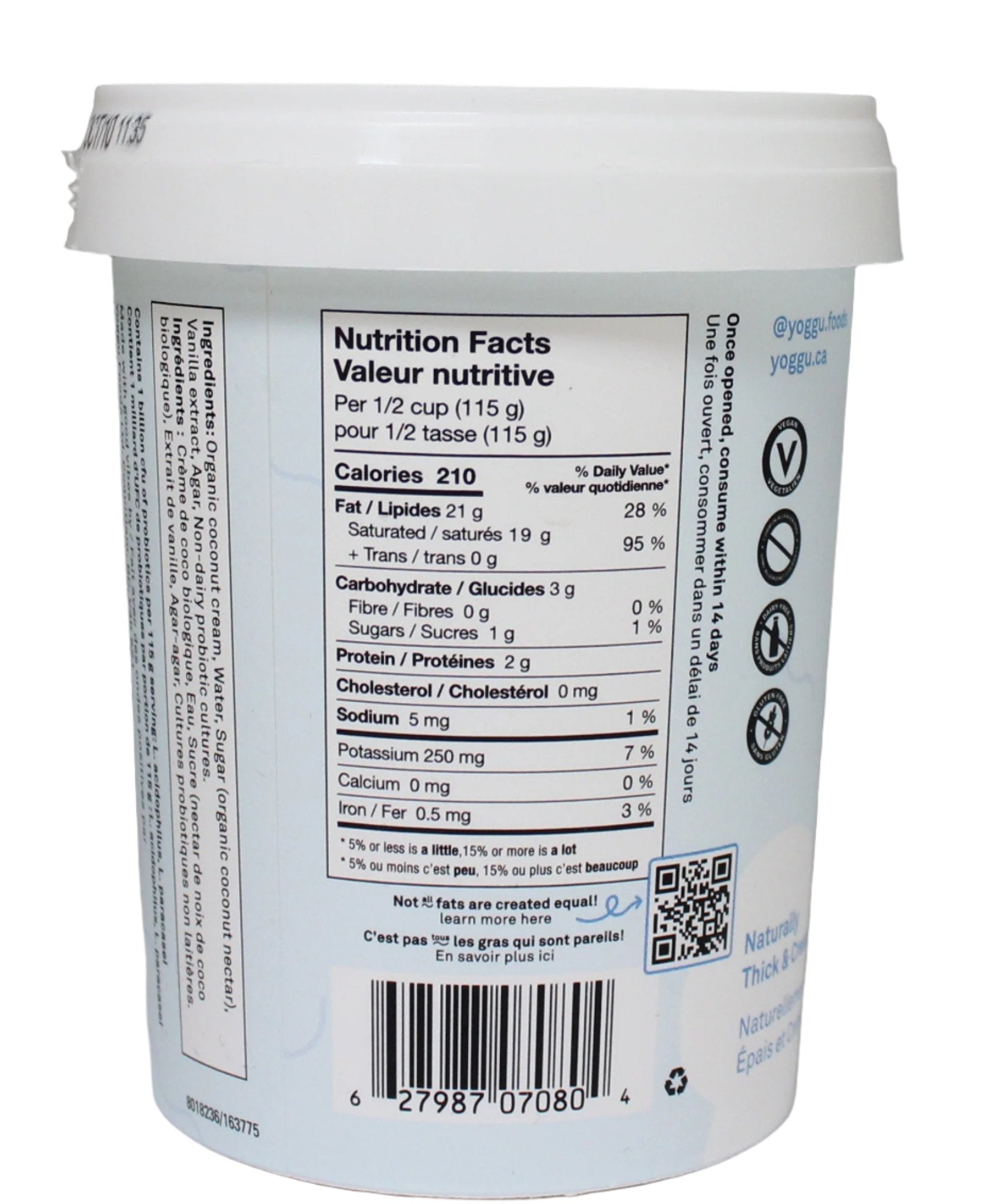 Yoggu! Vanilla Dairy-Free Yogurt