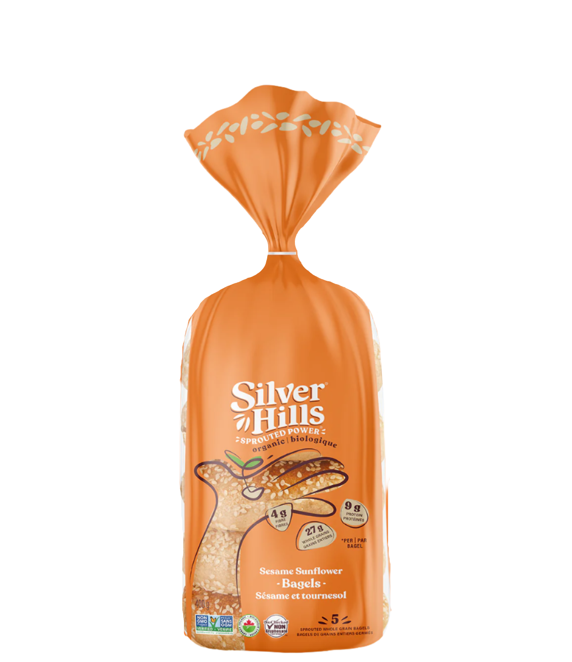 Silver Hills Sesame Sunflower Sprouted Bagel