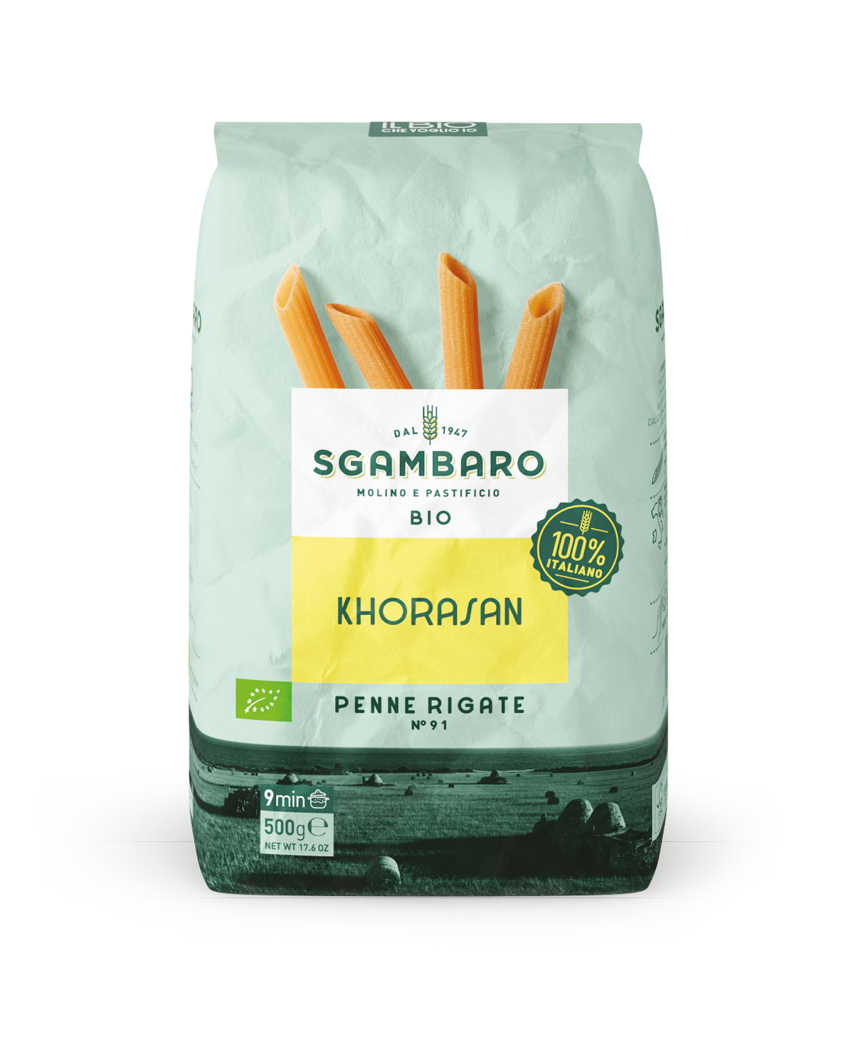 Organic Khorasan Penne Rigate