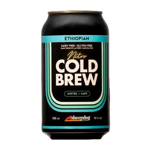 Ethiopian Nitro Light Roast Cold Brew Coffee