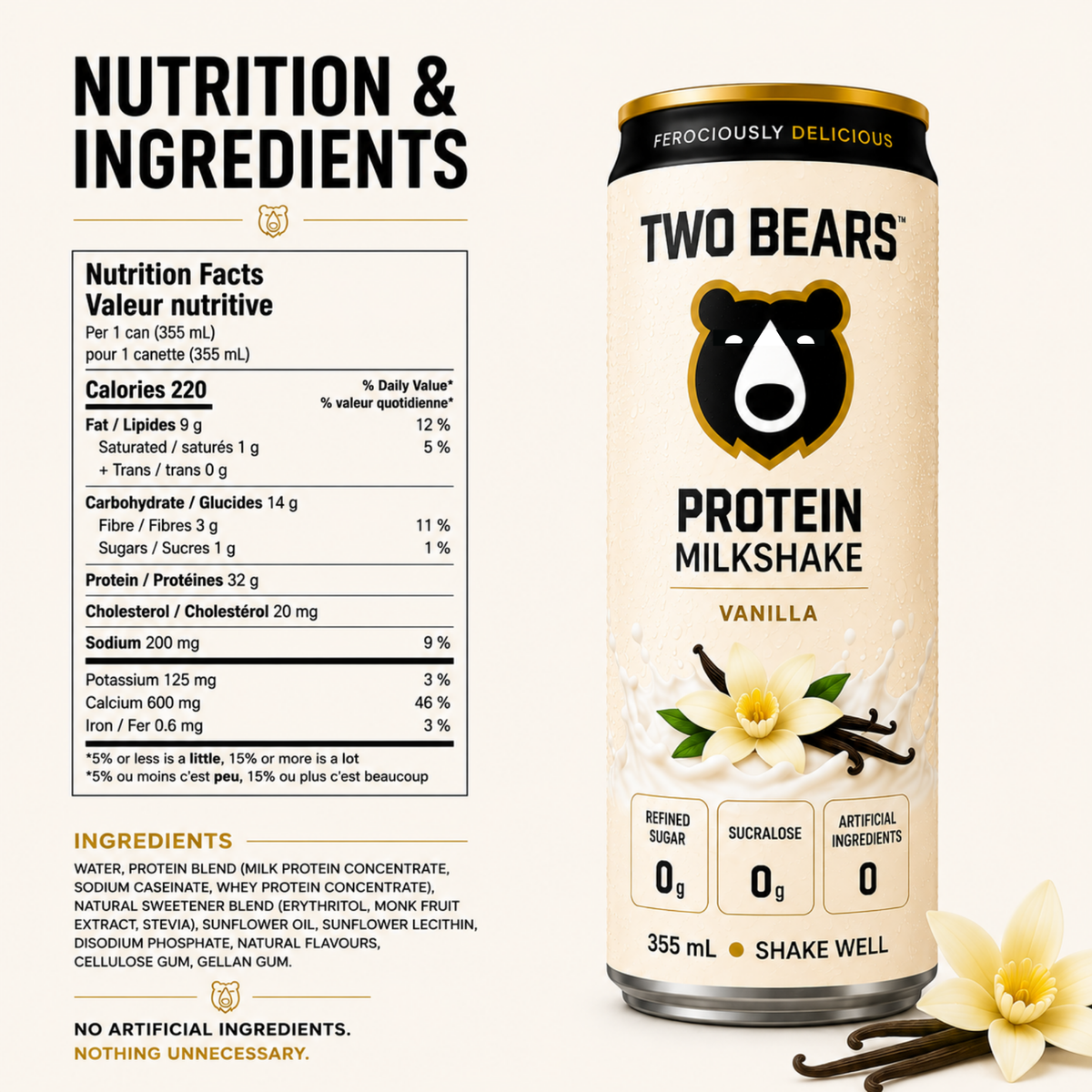 Vanilla Protein Milkshake