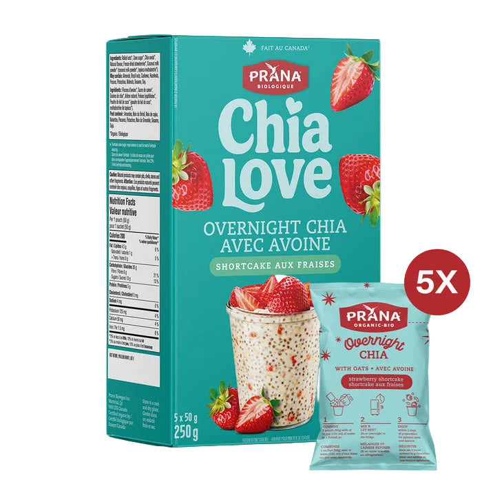 Prana Strawberry Shortcake Overnight Chia with Oats