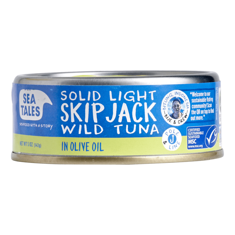 Solid Light Skipjack Wild Tuna in Olive Oil