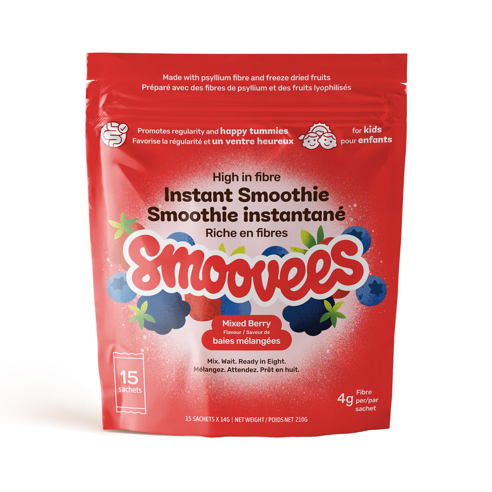 Smoovees Mixed Berry High Fibre Instant Smoothie For Kids