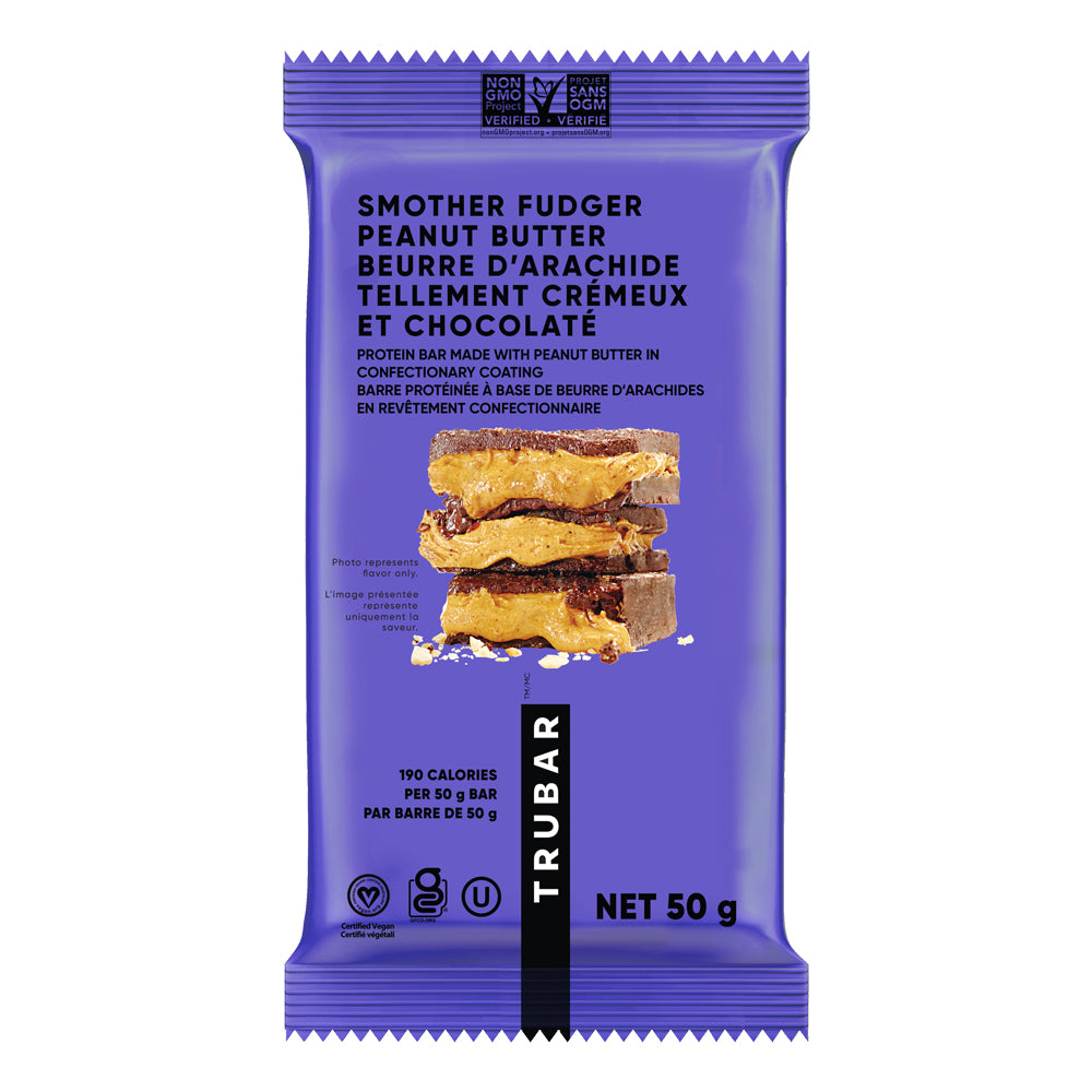 Smother Fudger Peanut Butter Protein Bar 5 Pack