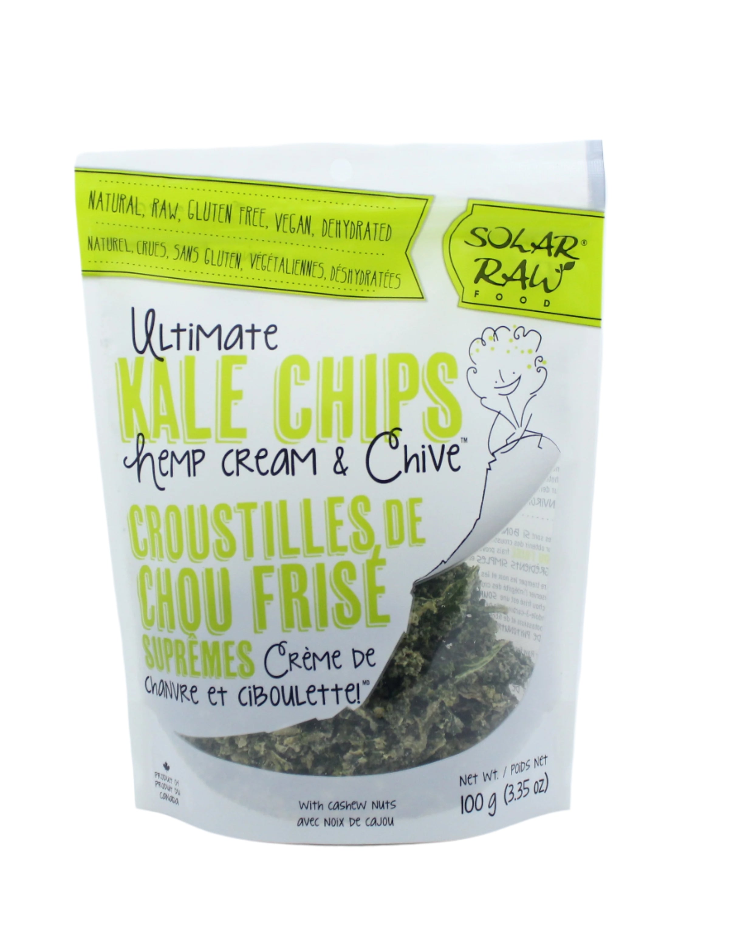 Hemp Cream & Chive Kale Chips