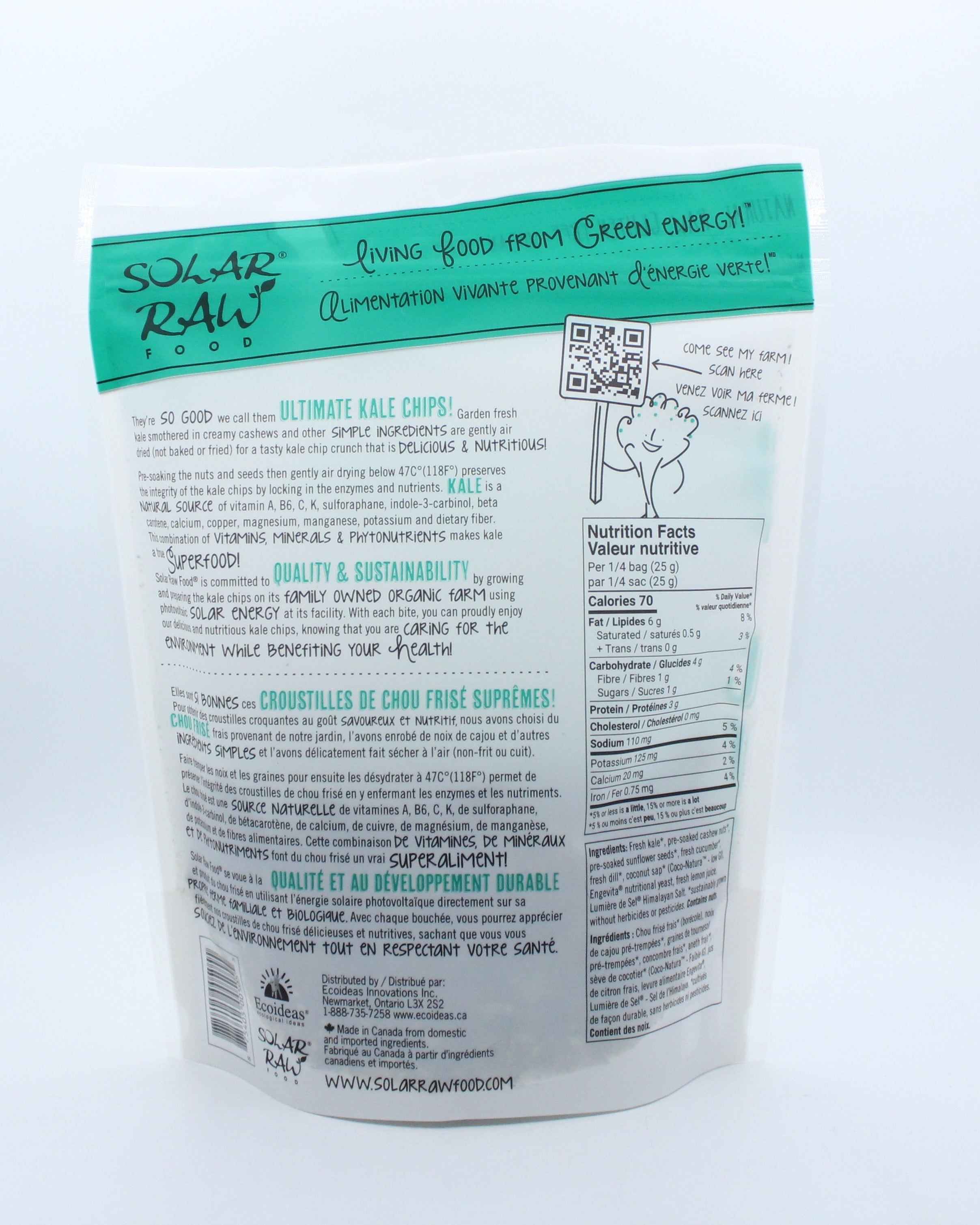 Cucumber Dill Kale Chips