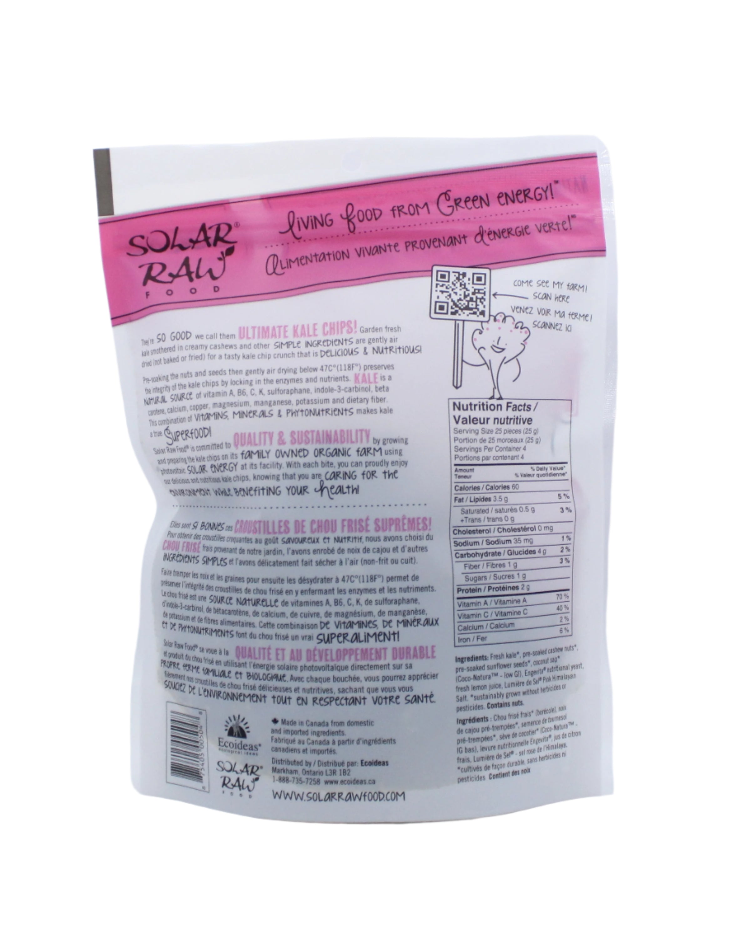 Pink Salt Kale Chips