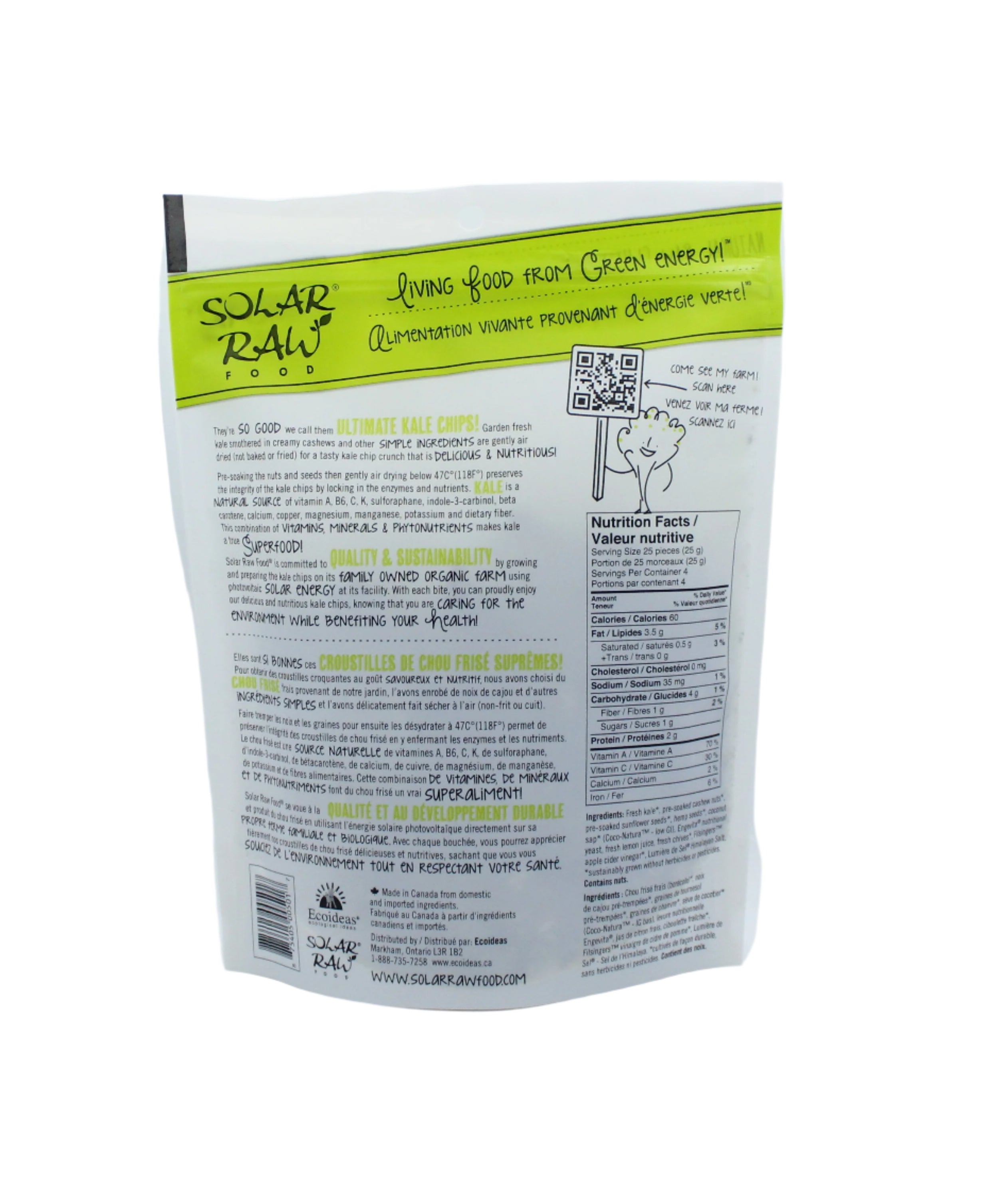 Hemp Cream & Chive Kale Chips