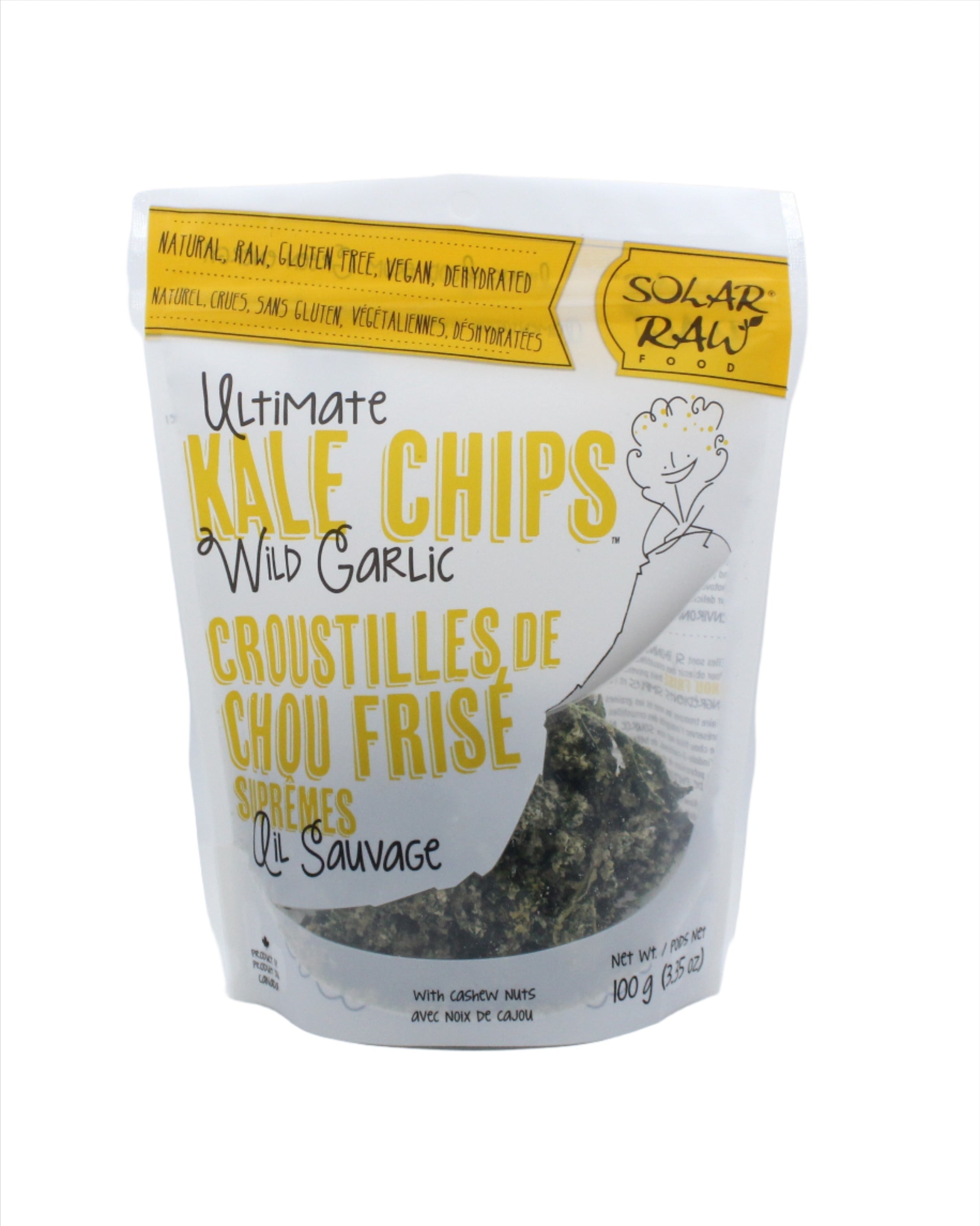 Solar Raw Food Wild Garlic Ultimate Kale Chips