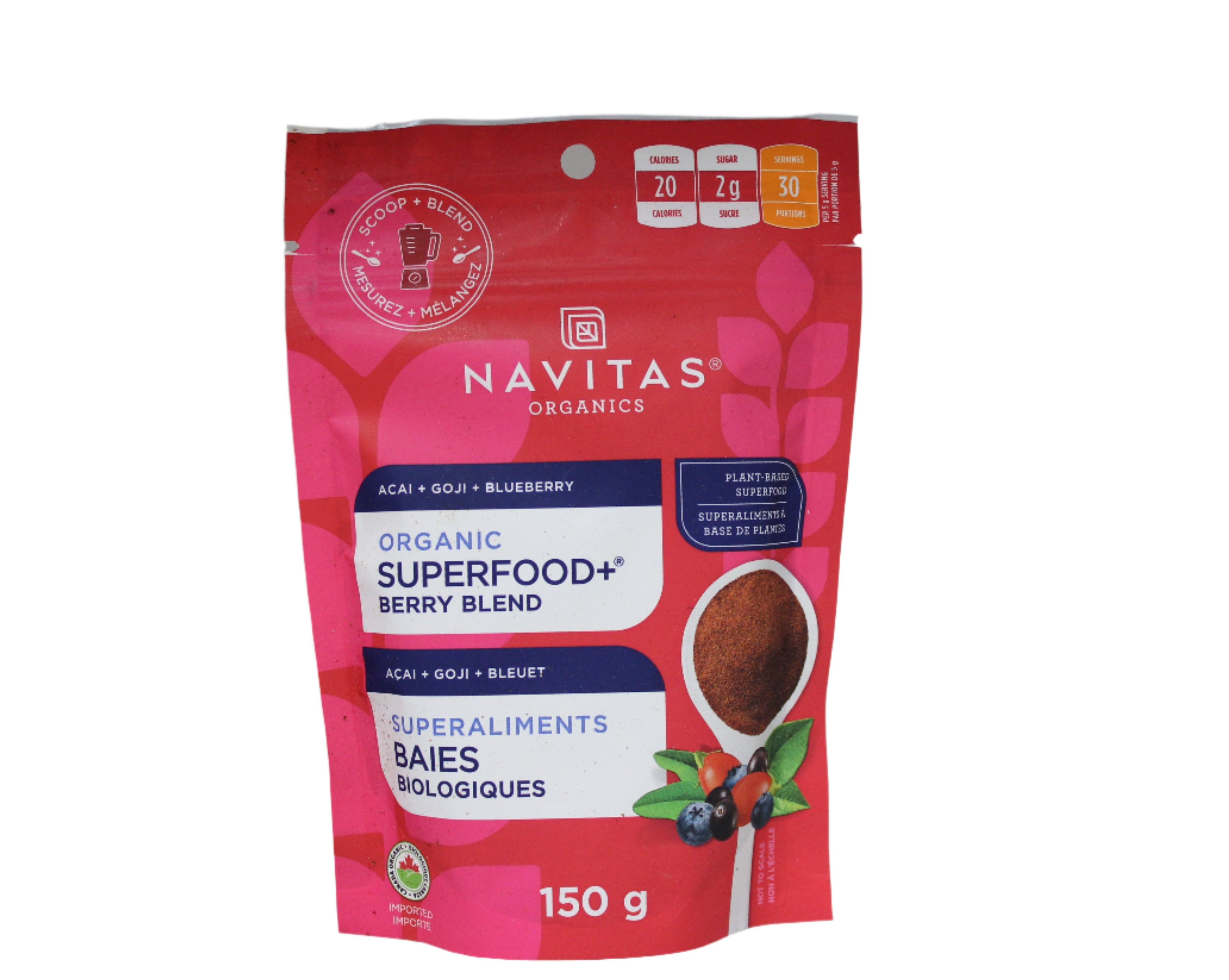 Navitas Organics Organic Superfood+ Berry Blend
