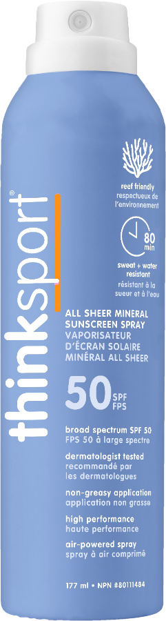 Thinksport SPF50 Mineral Sunscreen Spray