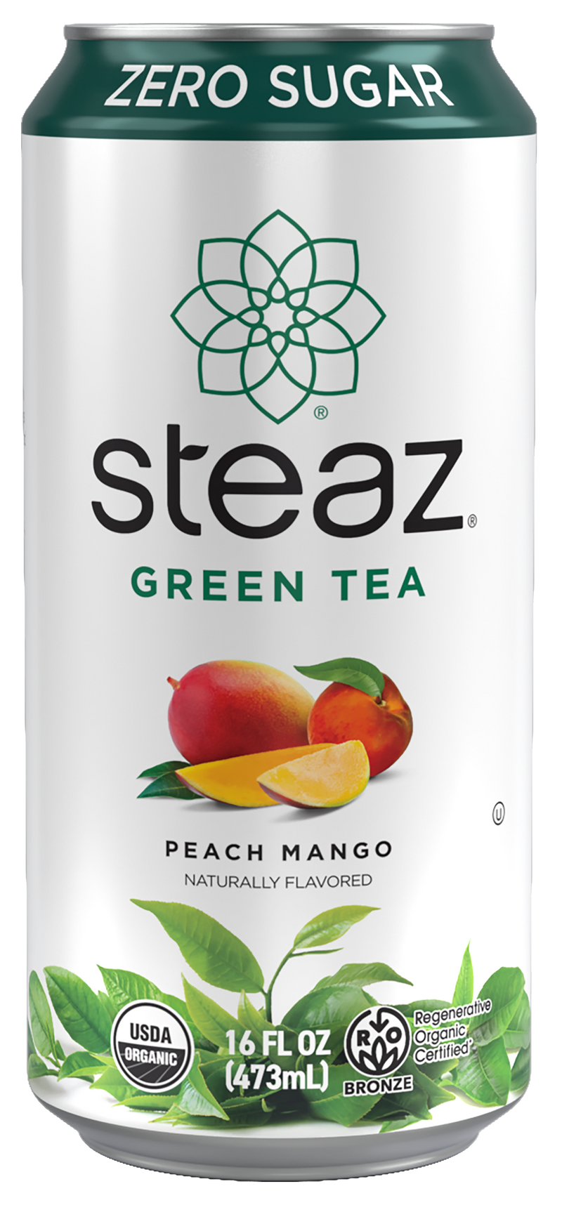 Steaz Peach Mango Zero Cal Iced Tea