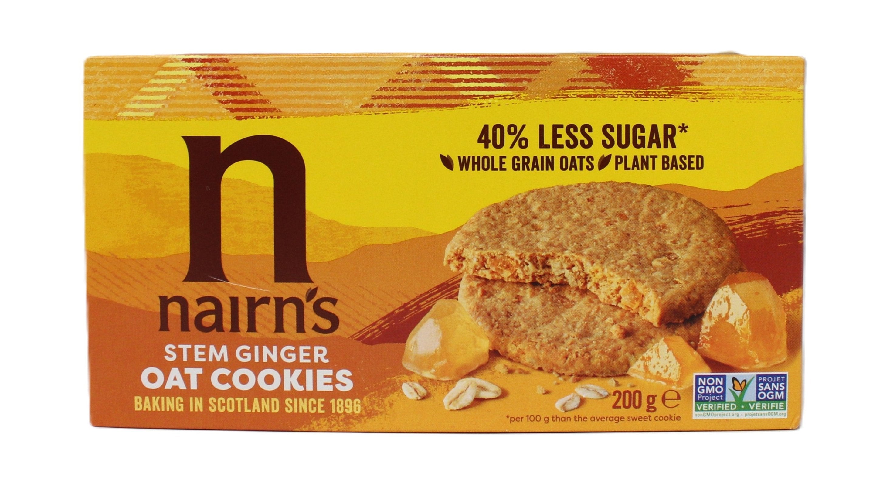 Nairns Stem Ginger Oat Cookies