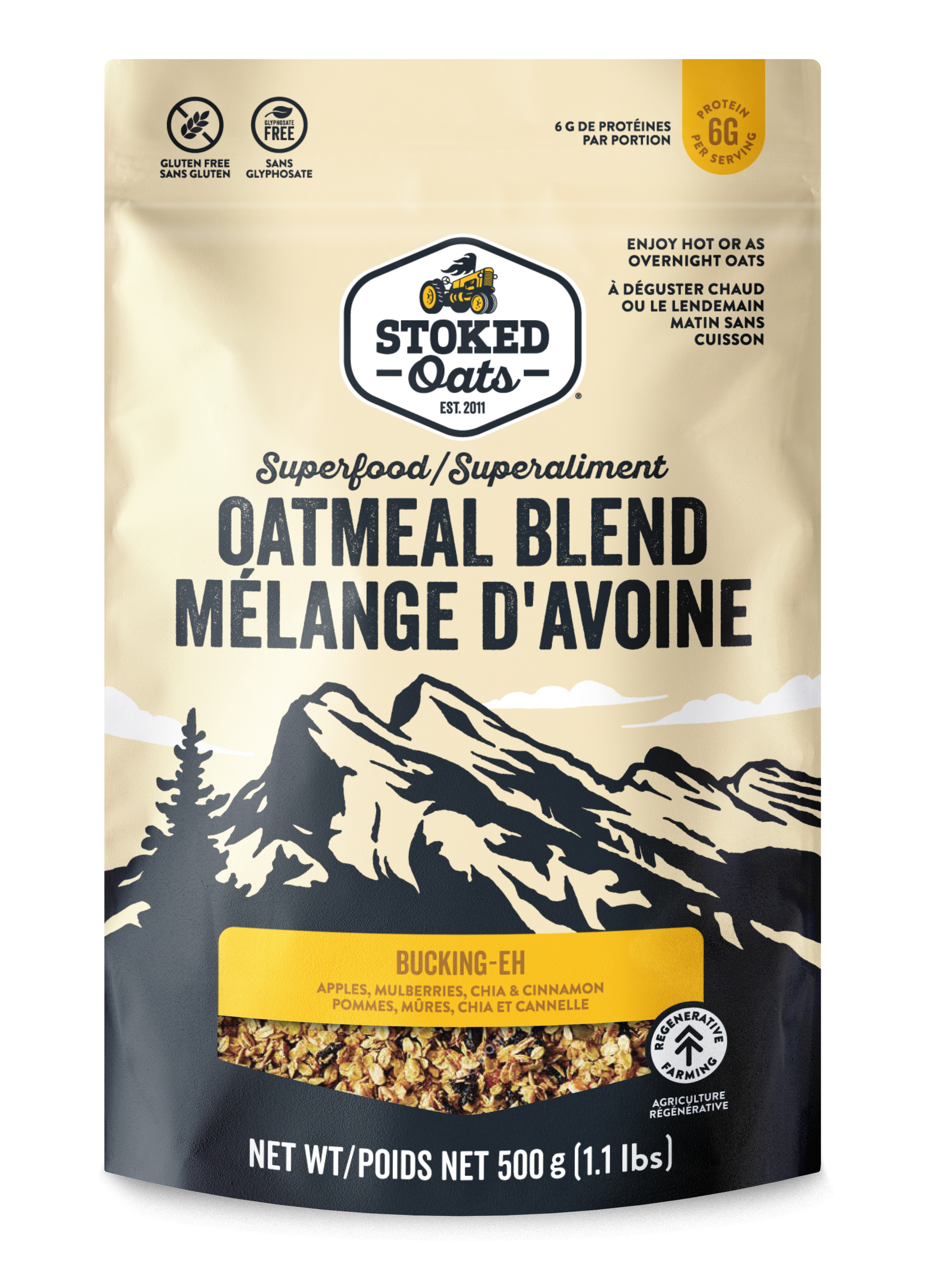 Stoked Oats Bucking Eh Oatmeal Blend