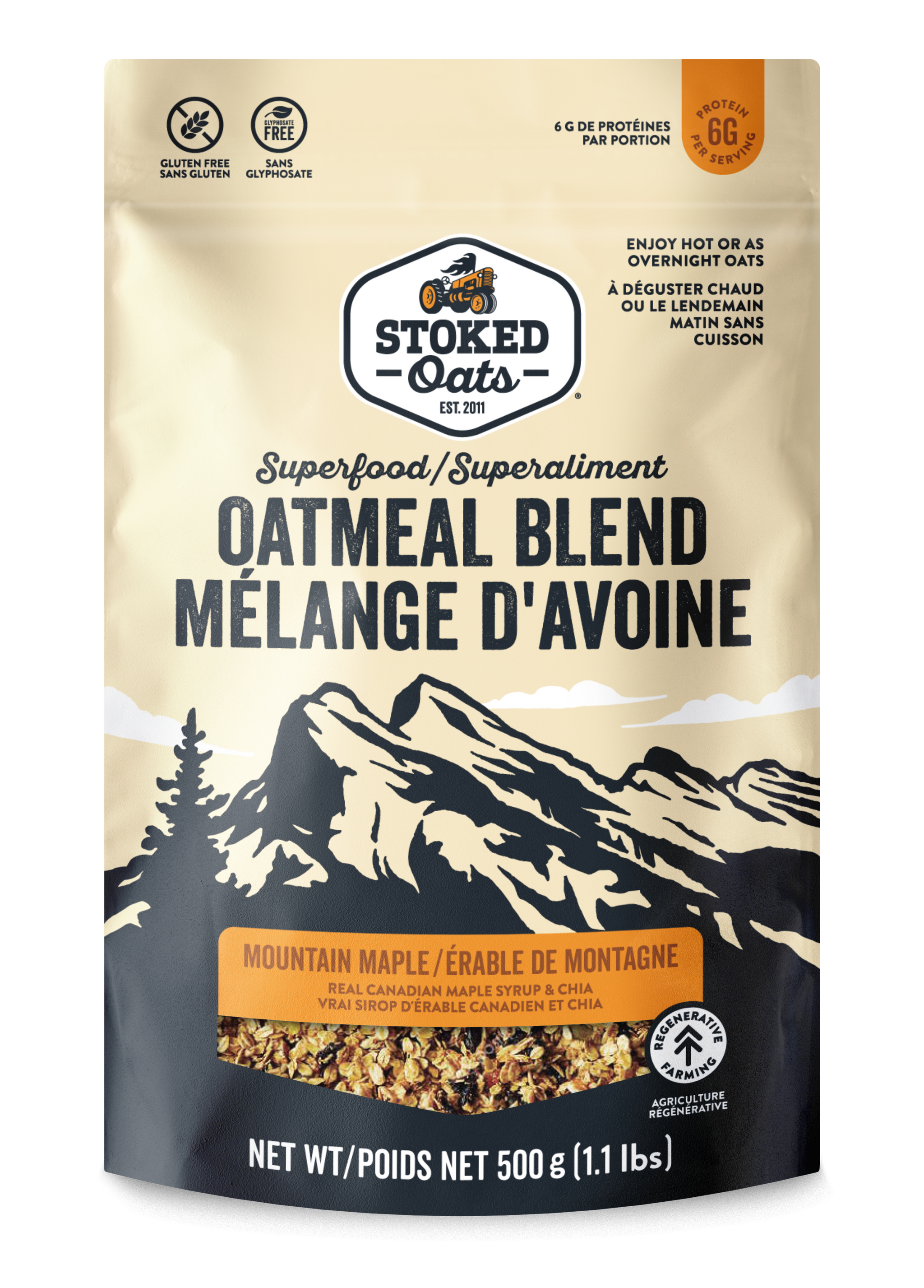 Stoked Oats Maple Mountain Oatmeal Blend