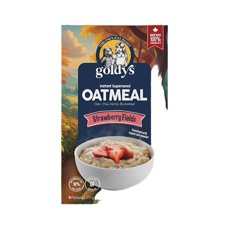 Goldys Strawberry Fields Instant Superseed Oatmeal