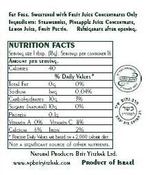 Beit Yitzhak Strawberry Fruit Spread