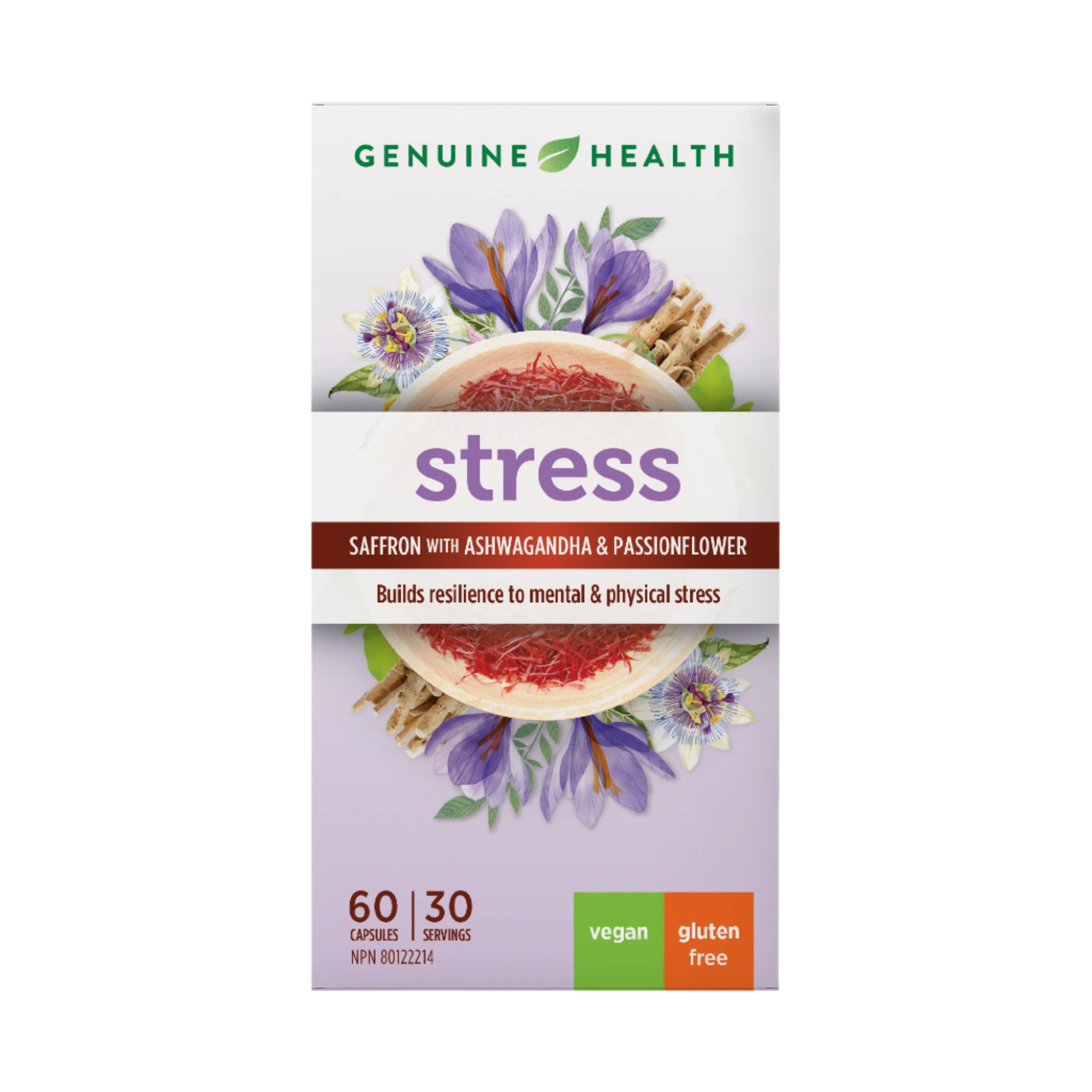 Genuine Health Stress Saffron & Ashwagandha