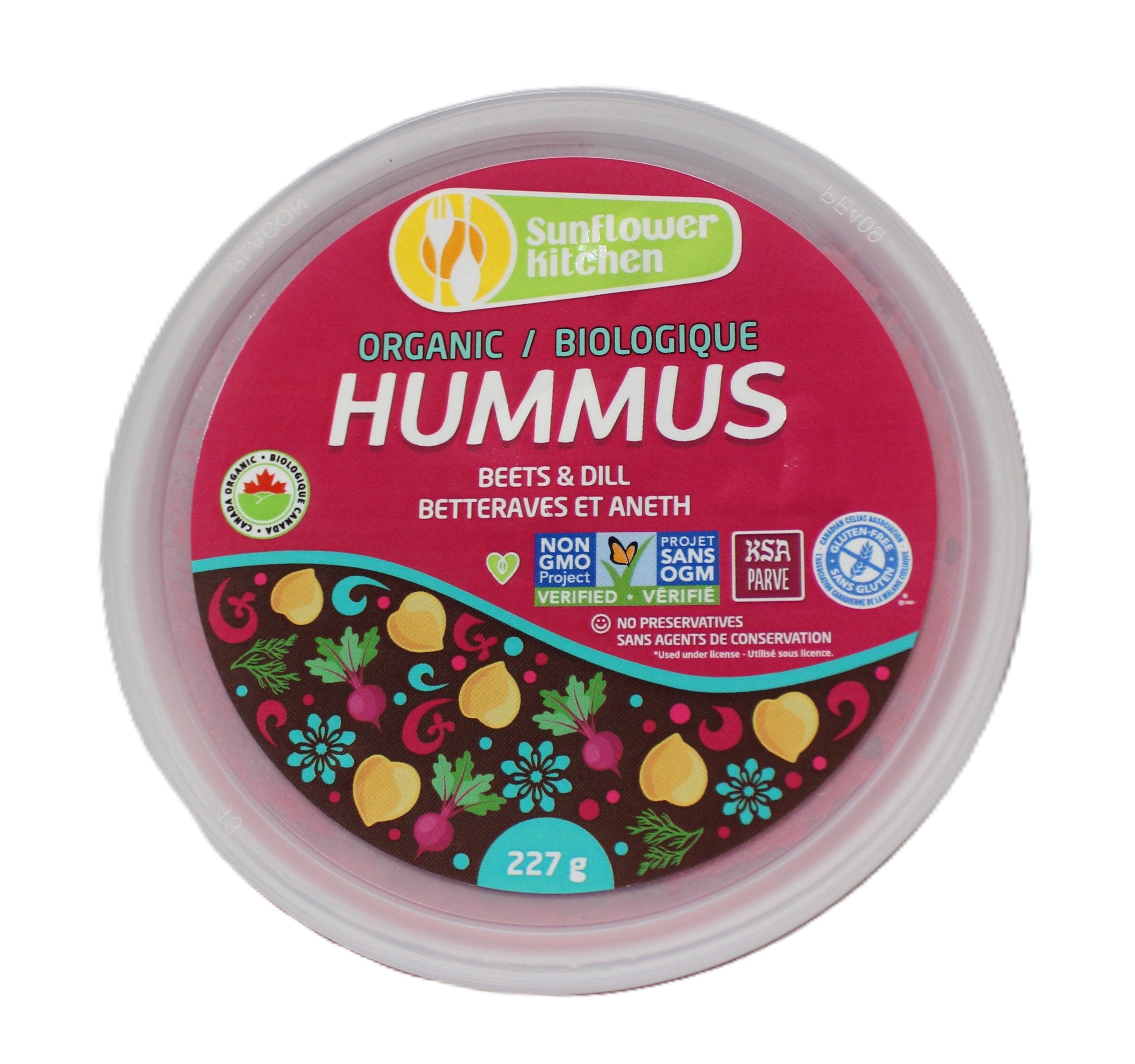 Sunflower Kitchen Organic Beet & Dill Hummus