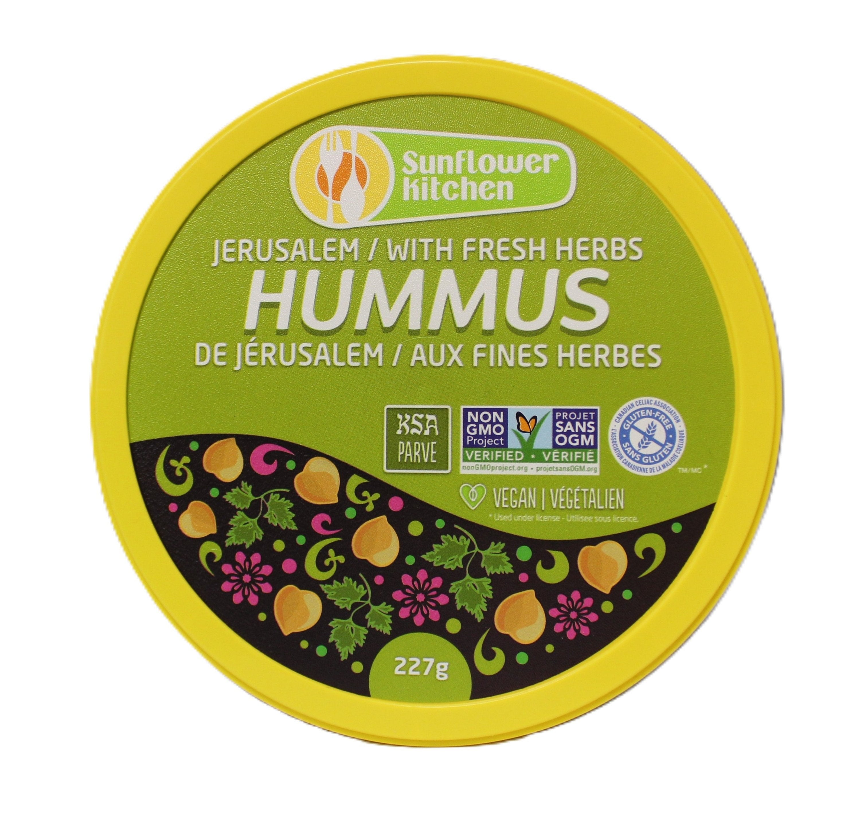 Sunflower Kitchen Jerusalem Hummus