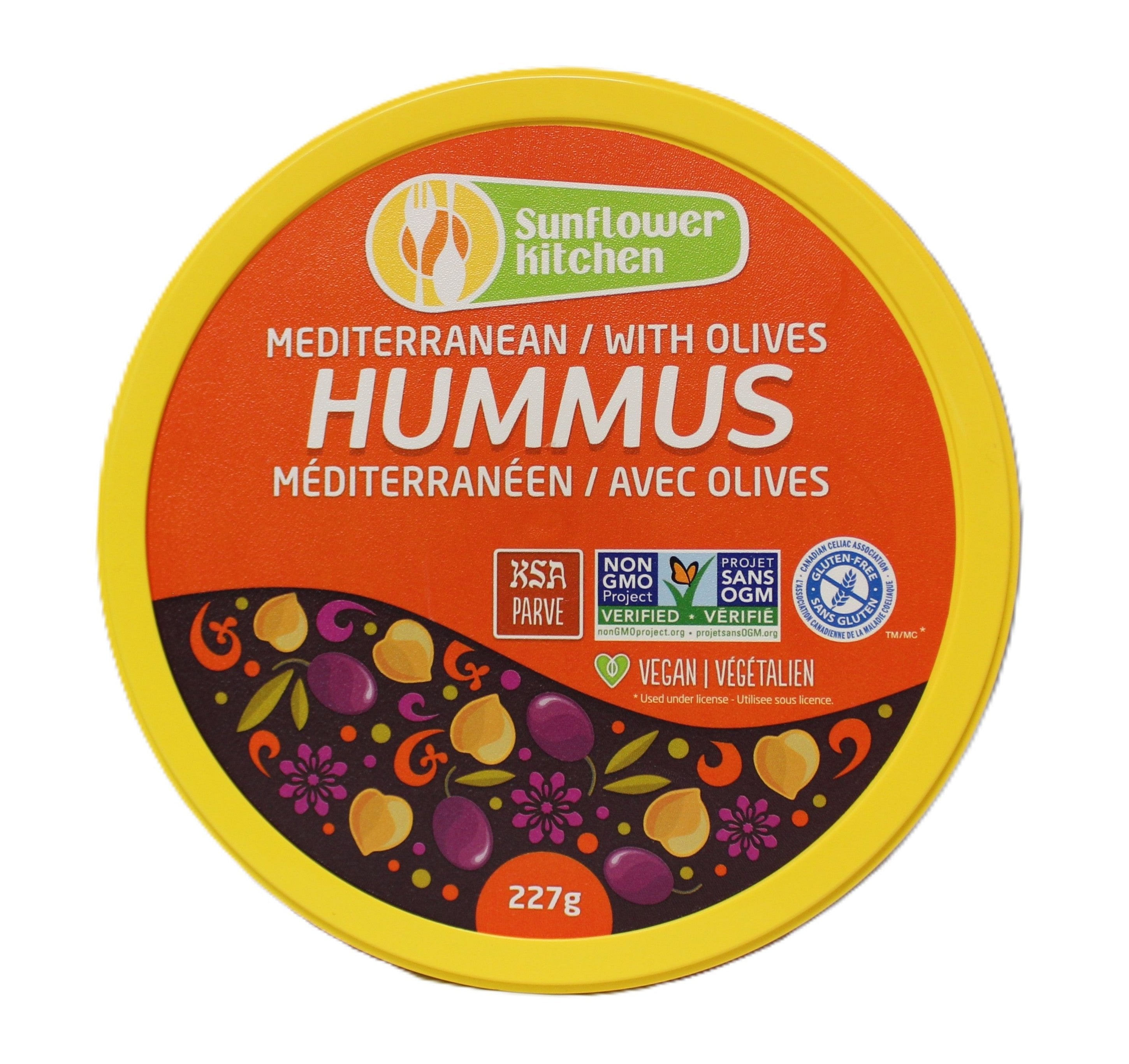 Sunflower Kitchen Mediterranean Hummus