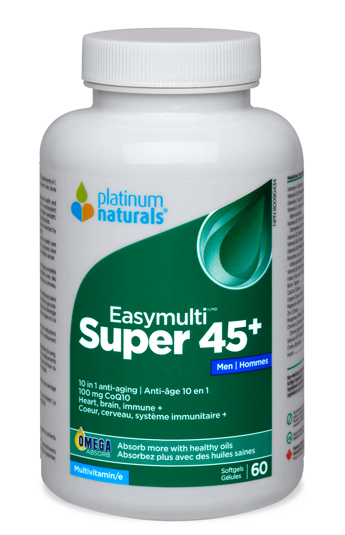 Platinum Naturals Super Easymulti 45+ For Men