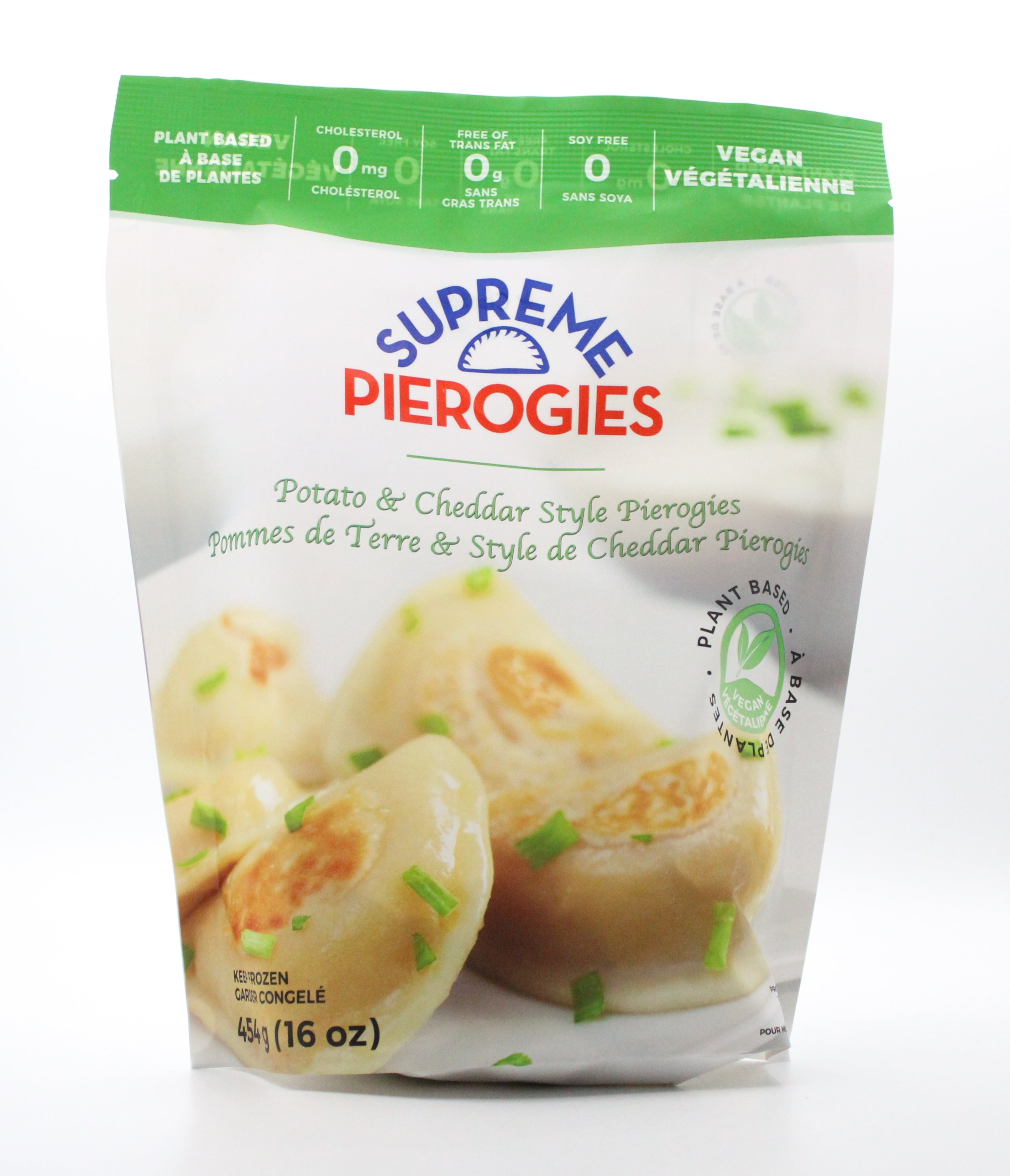 Supreme Pierogies Vegan Potato & Cheddar Style Pierogies