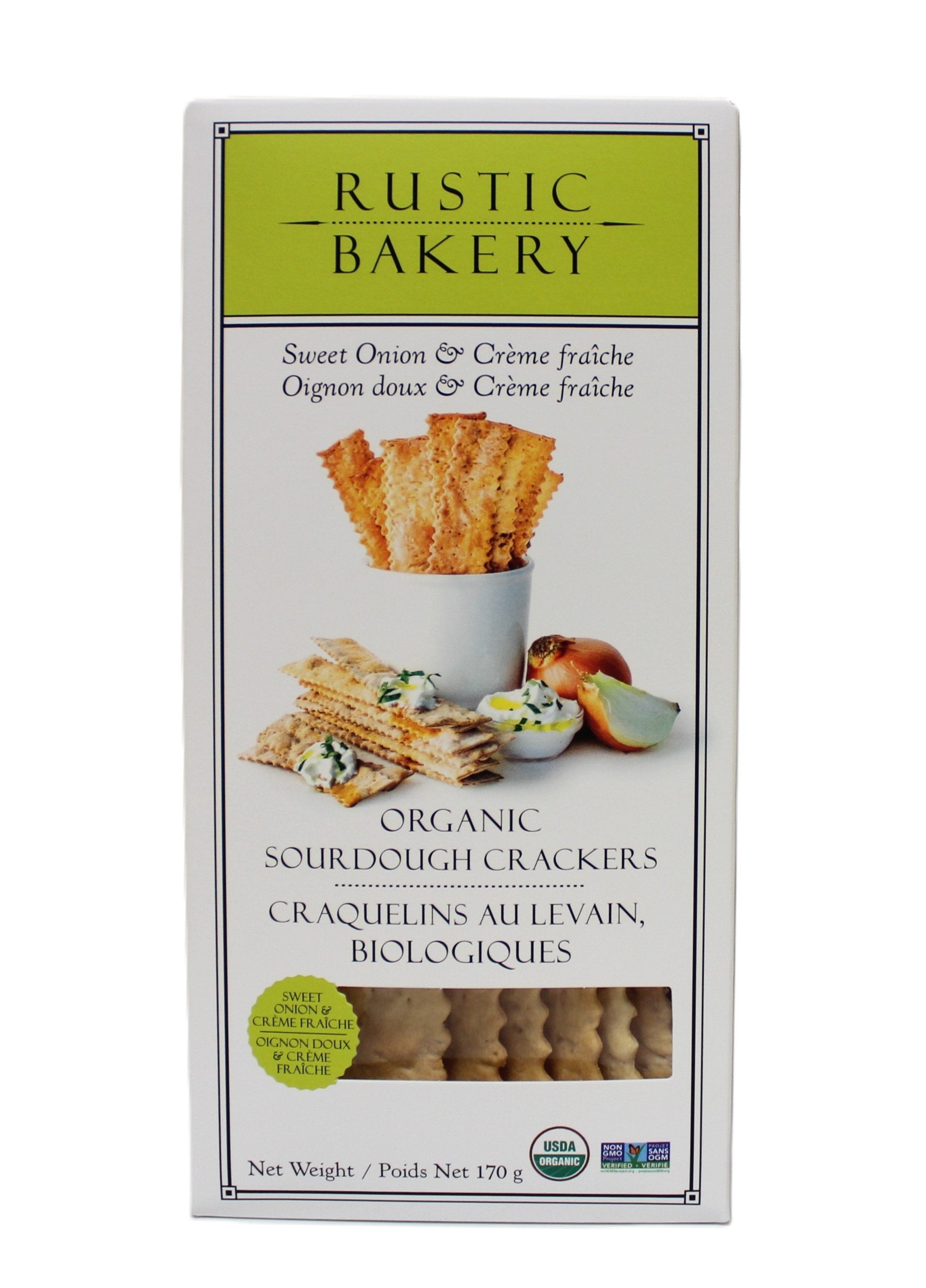 Rustic Bakery Organic Sweet Onion & Sour Cream Cracker