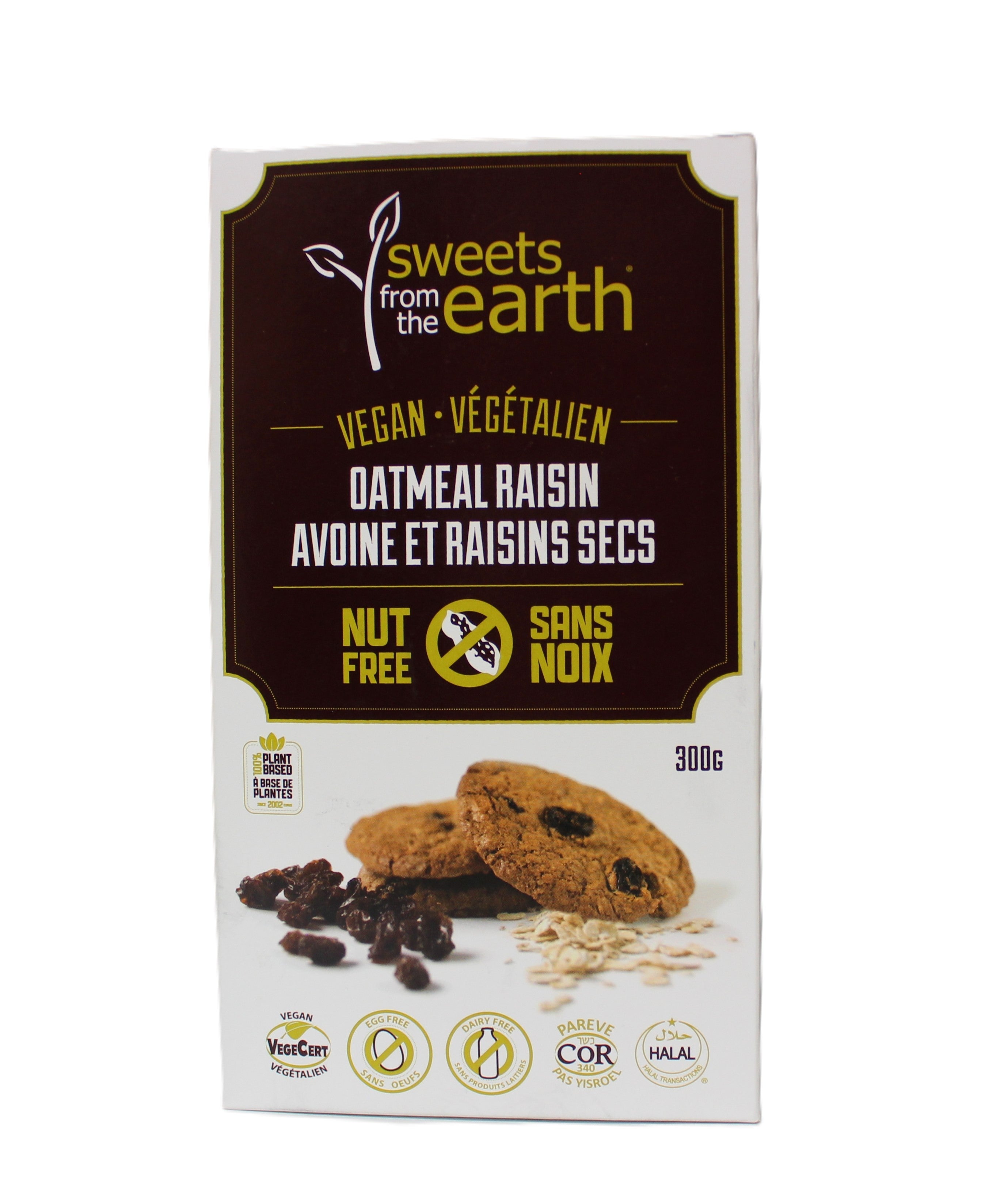 Sweets From The Earth Oatmeal Raisin Cookies