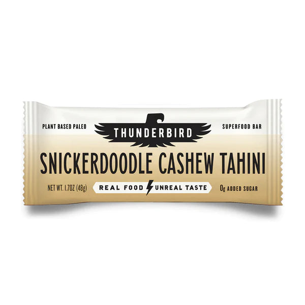 Thunderbird Snickerdoodle Cashew Tahini Bar