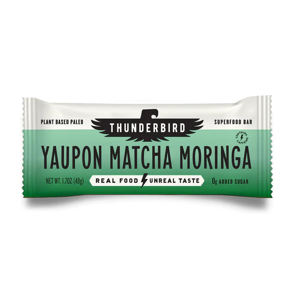 Thunderbird Yaupon Matcha Moringa Bar