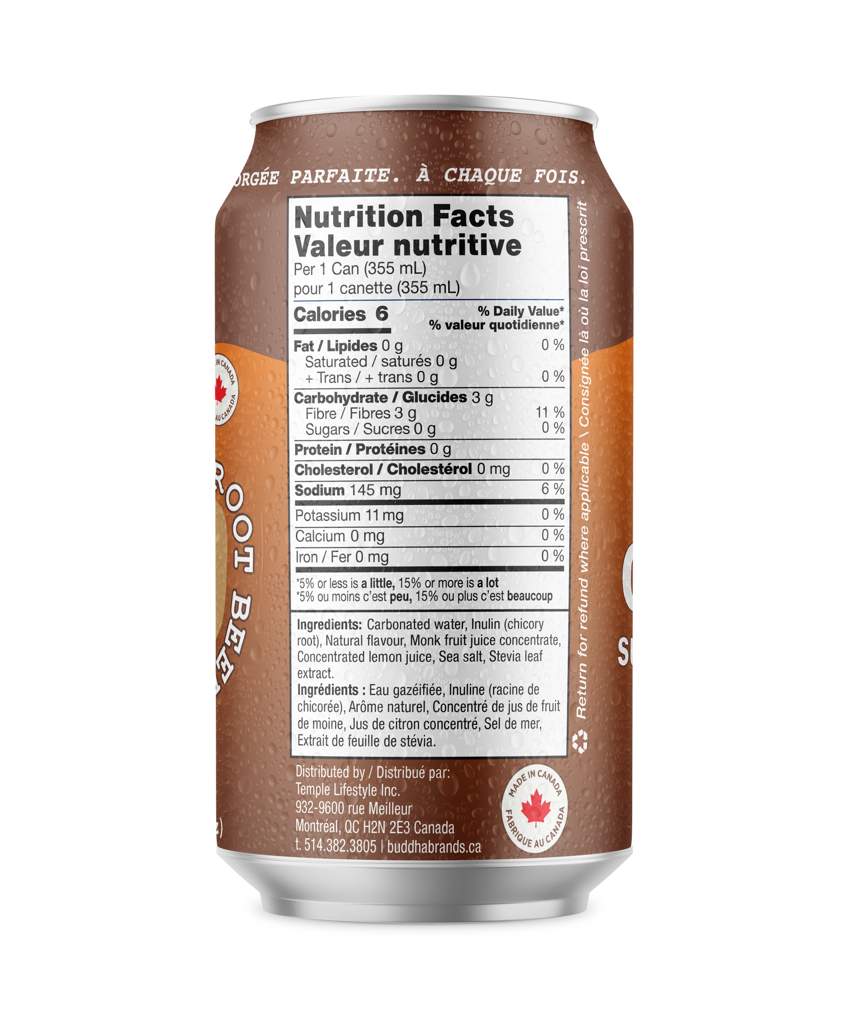 Thirsty Buddha Root Beer Soda