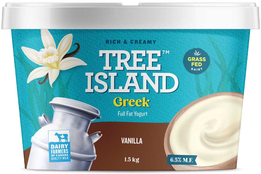 Tree Island Vanilla Greek Yogurt