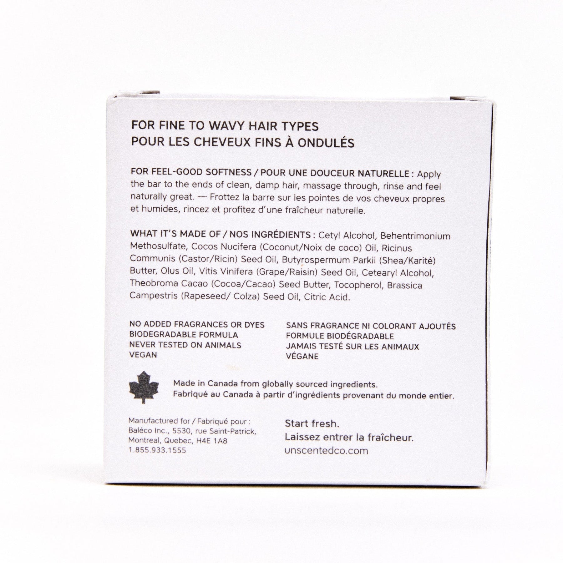 The Unscented Company Nourishing Conditioner Bar