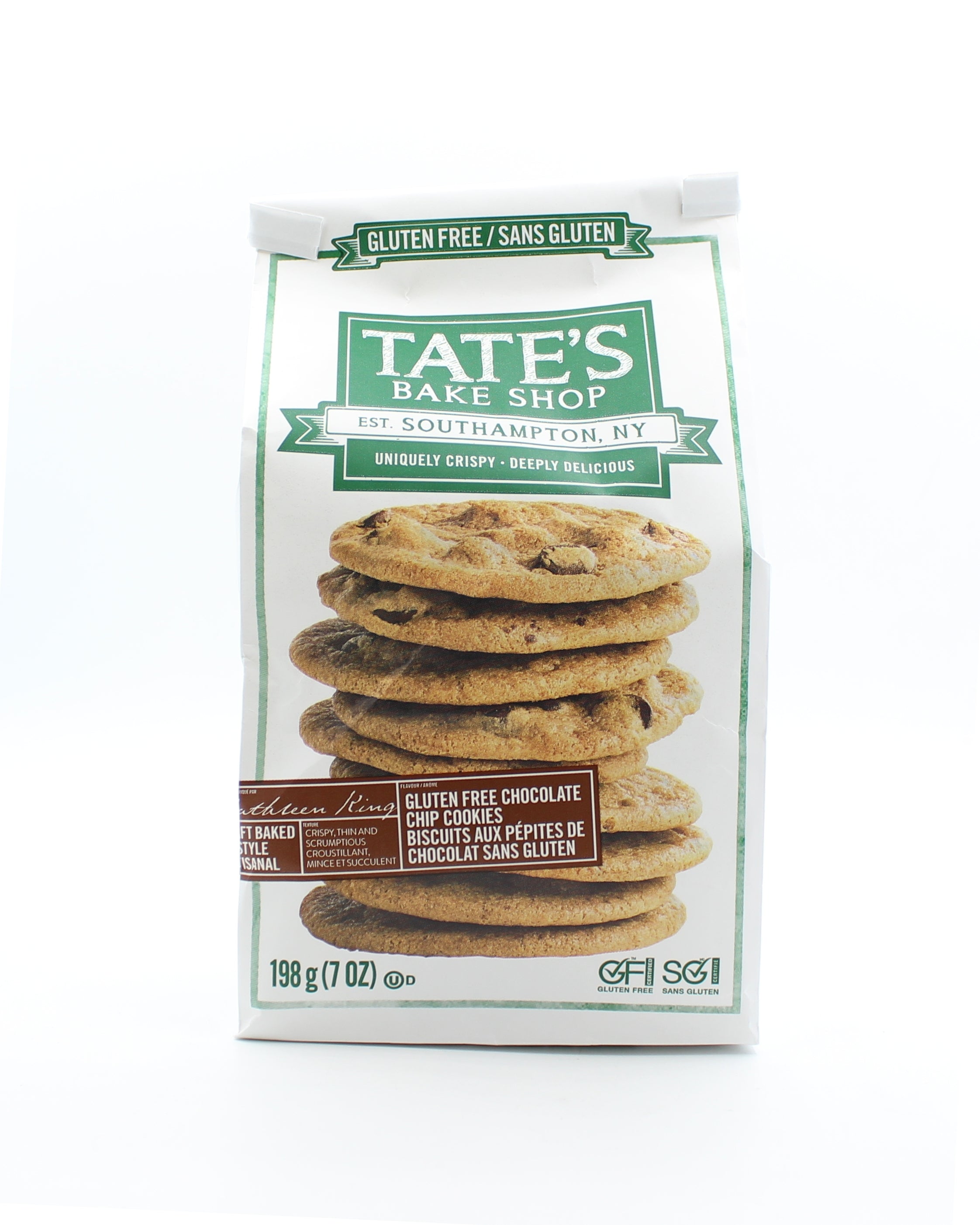 Tate's Bakeshop Gluten Free Chocolate Chip Cookies