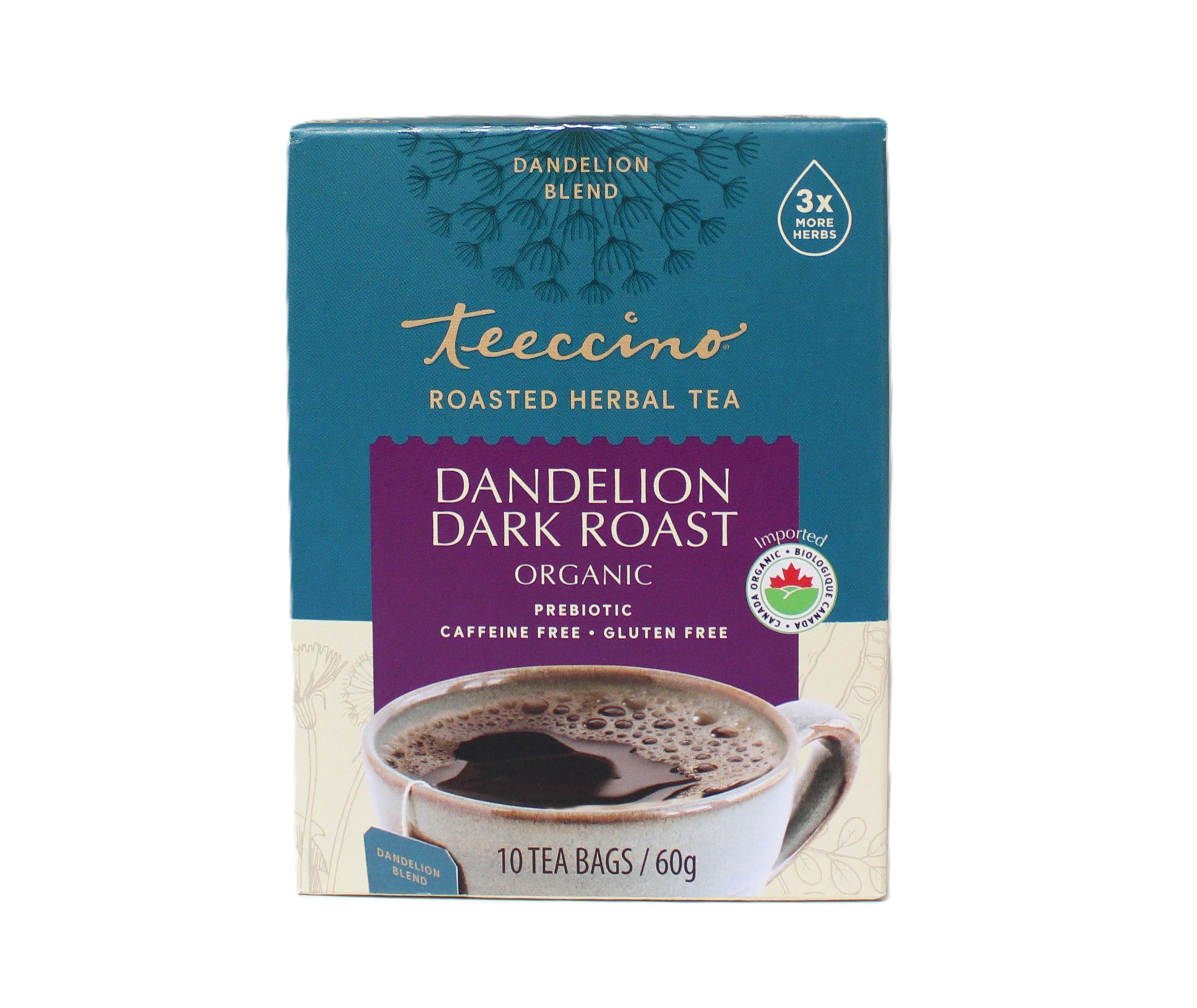 Teeccino Organic Gluten Free Dandelion Dark Roast