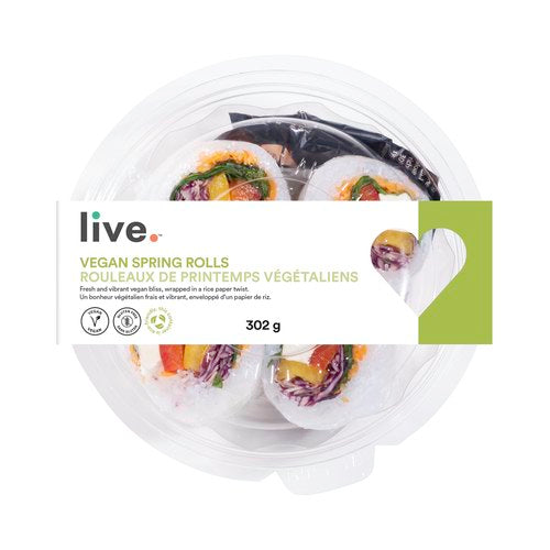 Live Vegan Spring Rolls