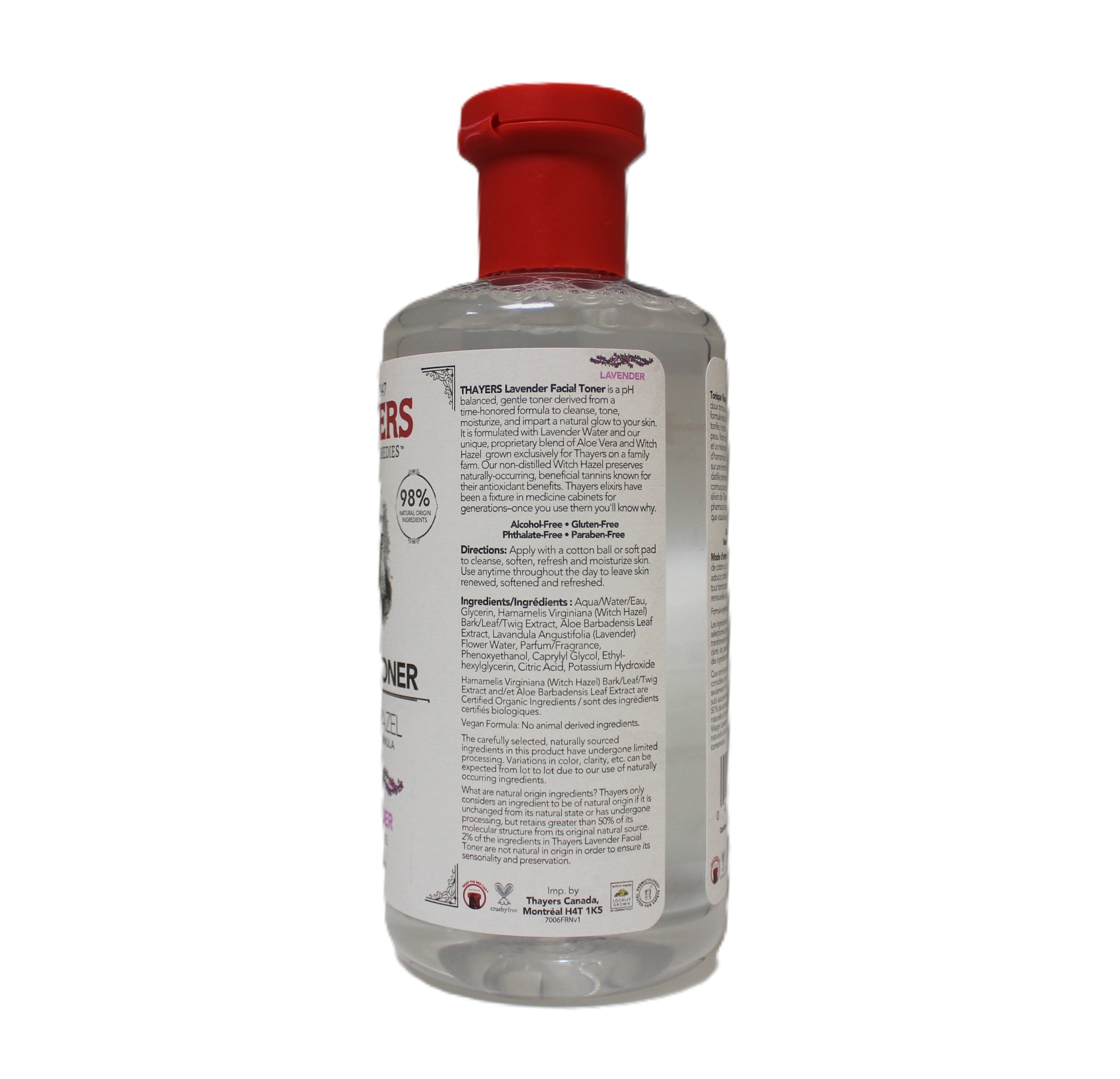 Alcohol Free Lavender Witch Hazel Toner