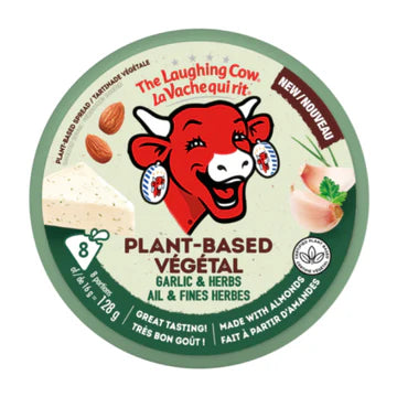 Laughing Cow Plant-Based Garlic & Cream Spreadable Cheese Alternative