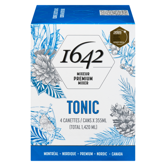 1642 Tonic Water Premium Mixer 4 Pack