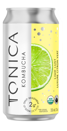 Tonica Organic Lime Lust Kombucha