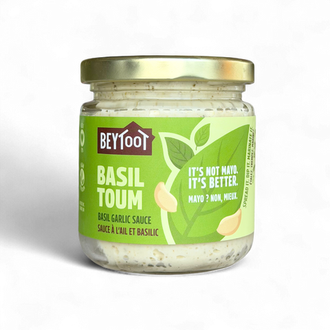 Basil Toum - Basil Garlic Dip