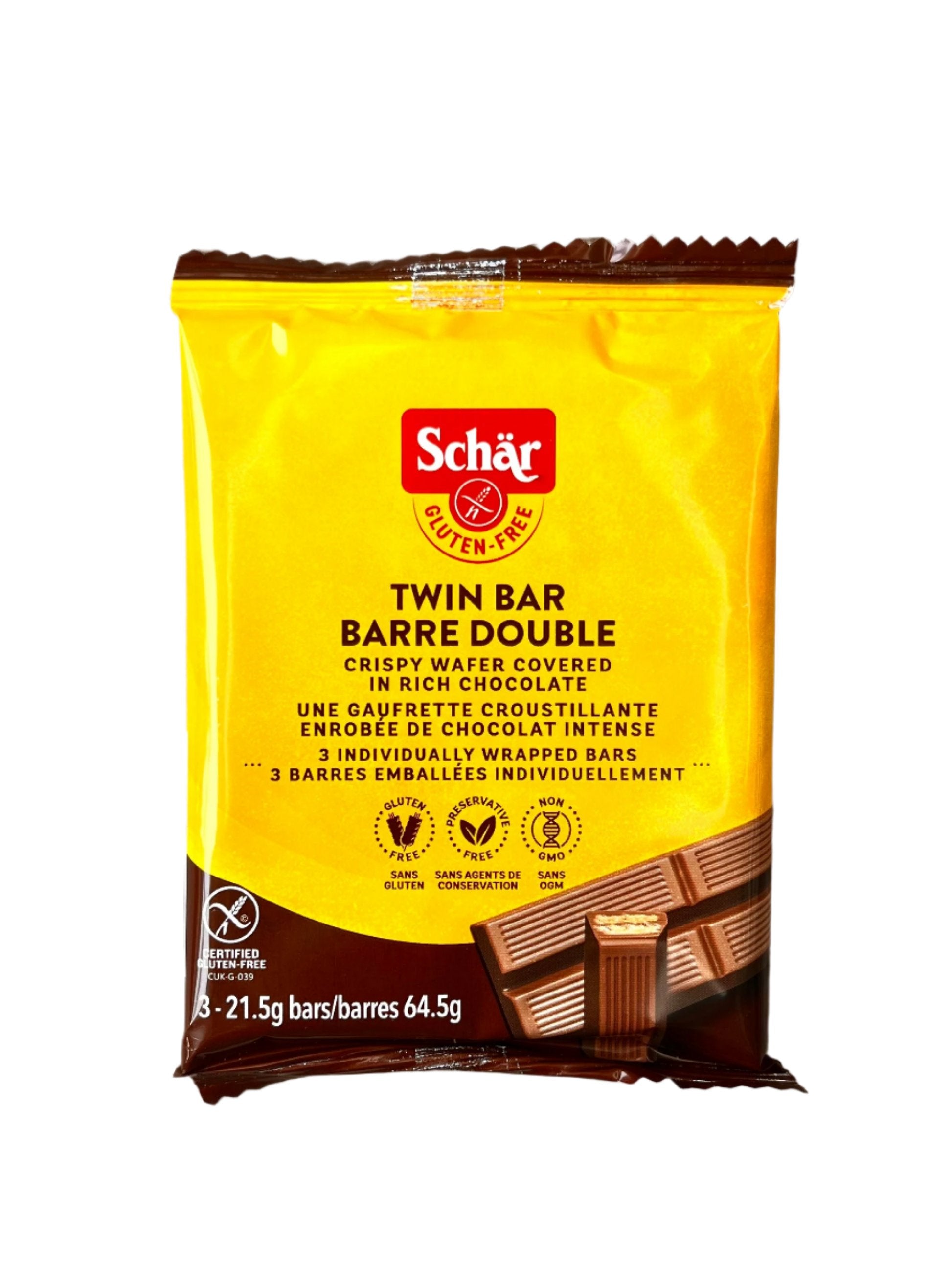 Schar Chocolate Twin Bar