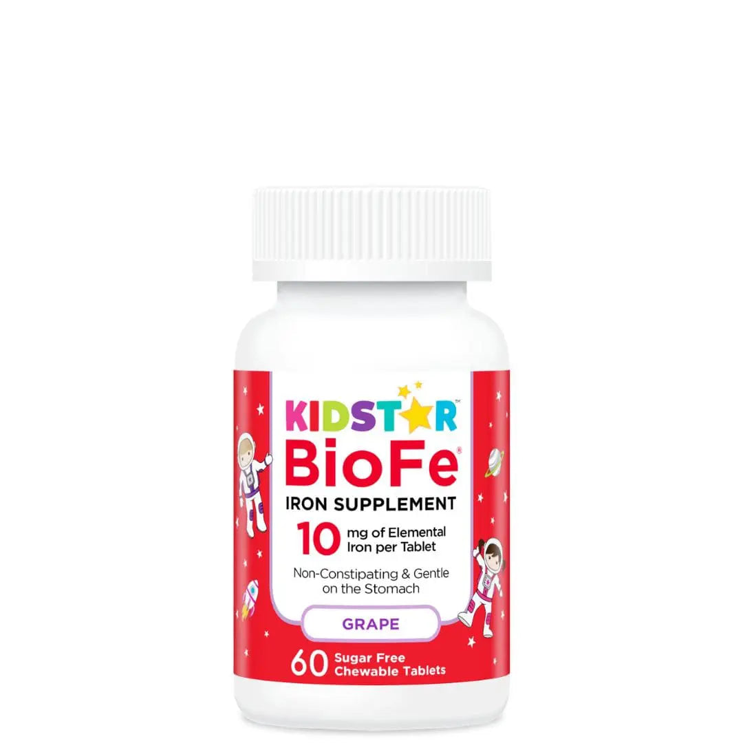 Kidstar GRAPE BIOFE CHEWABLE IRON - 10MG