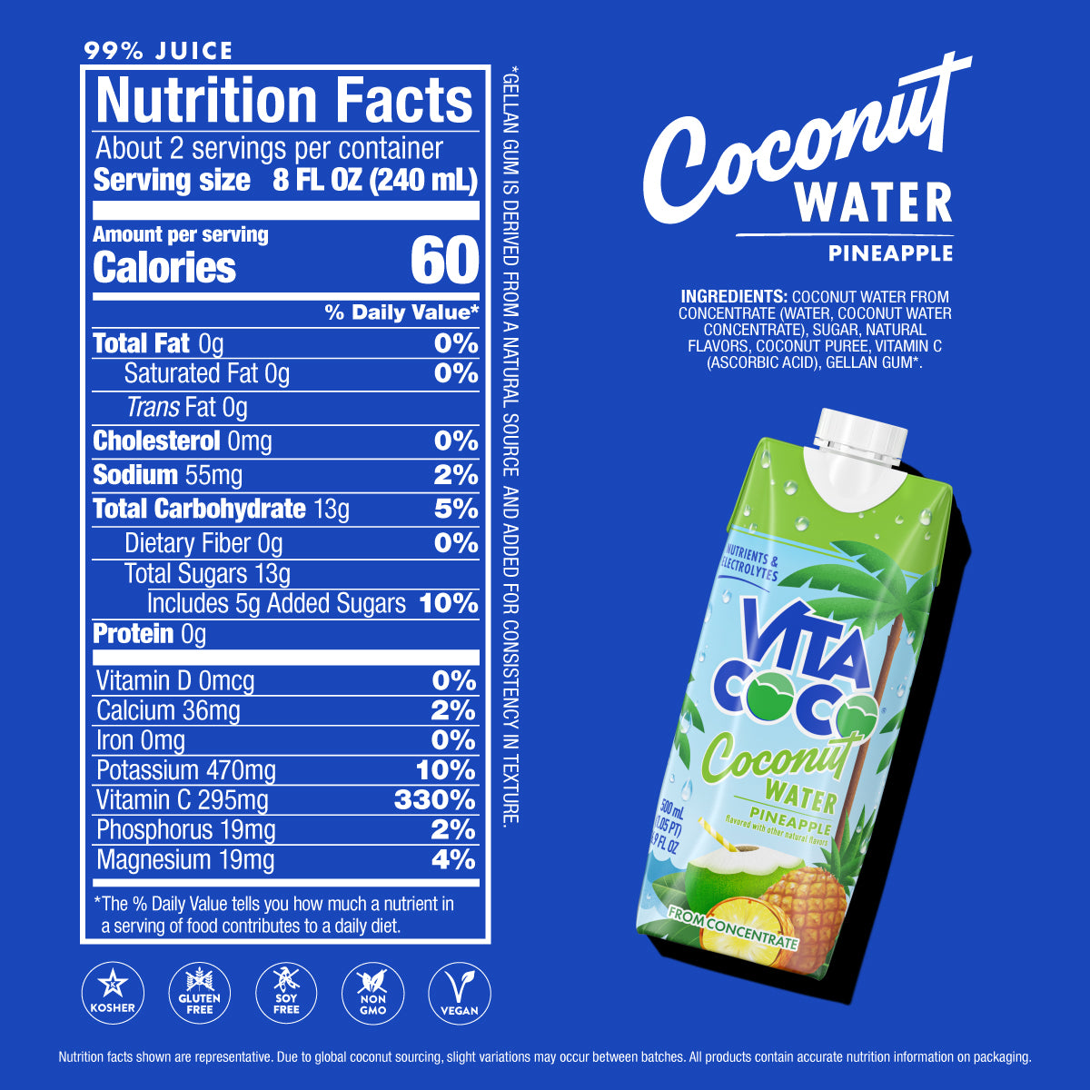 Vita Coco Coconut Water with Pineapple