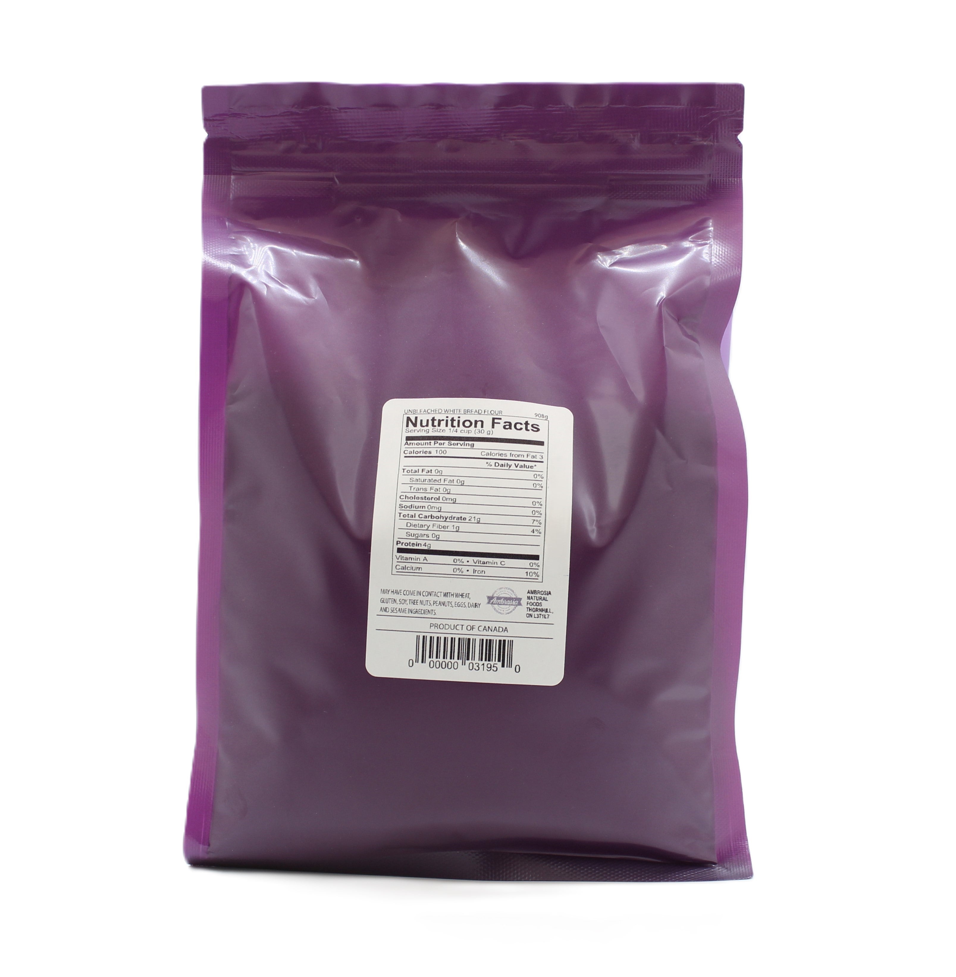 Ambrosia Unbleached White Bread Flour