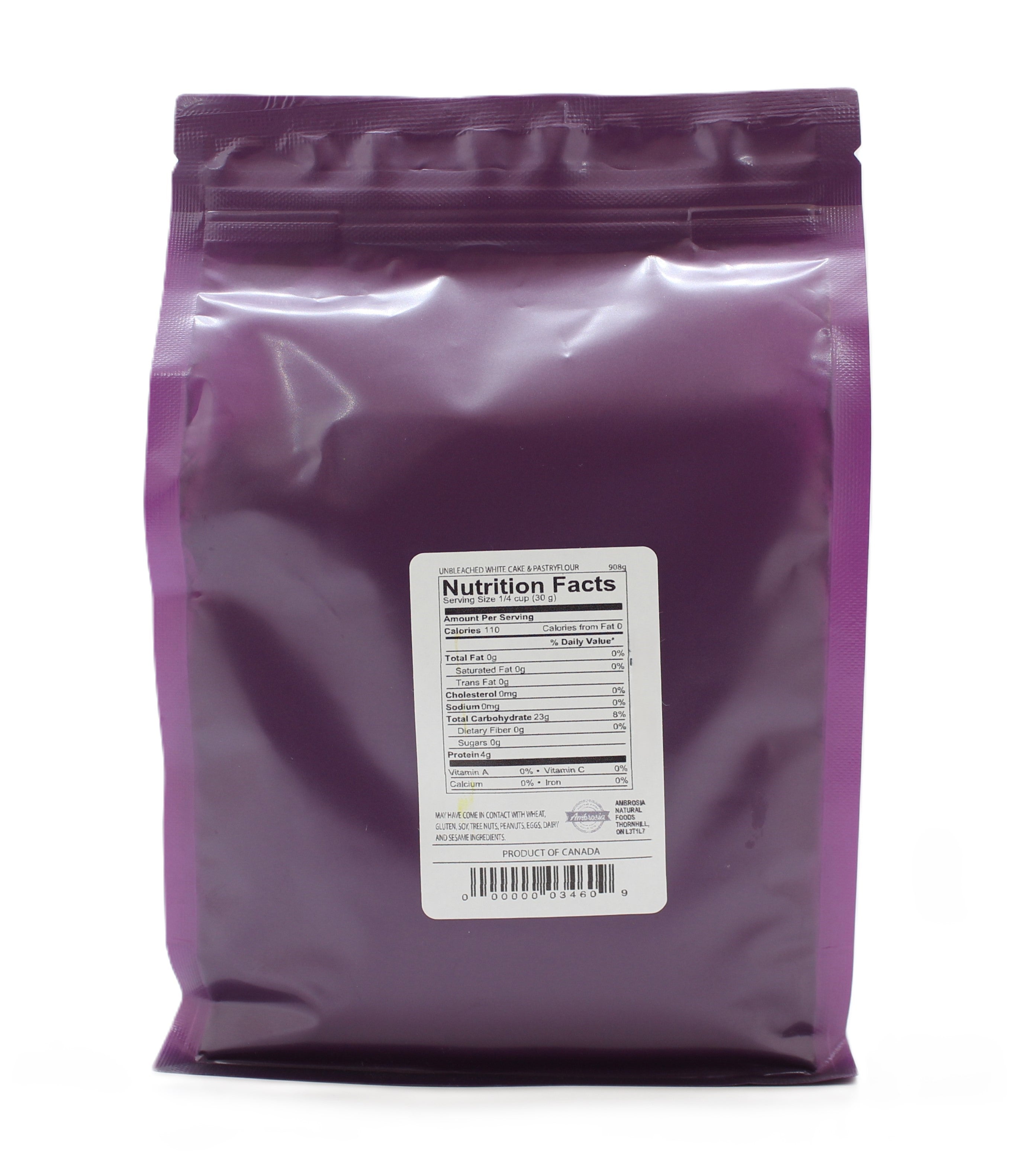 Ambrosia Unbleached White Cake & Pastry Flour