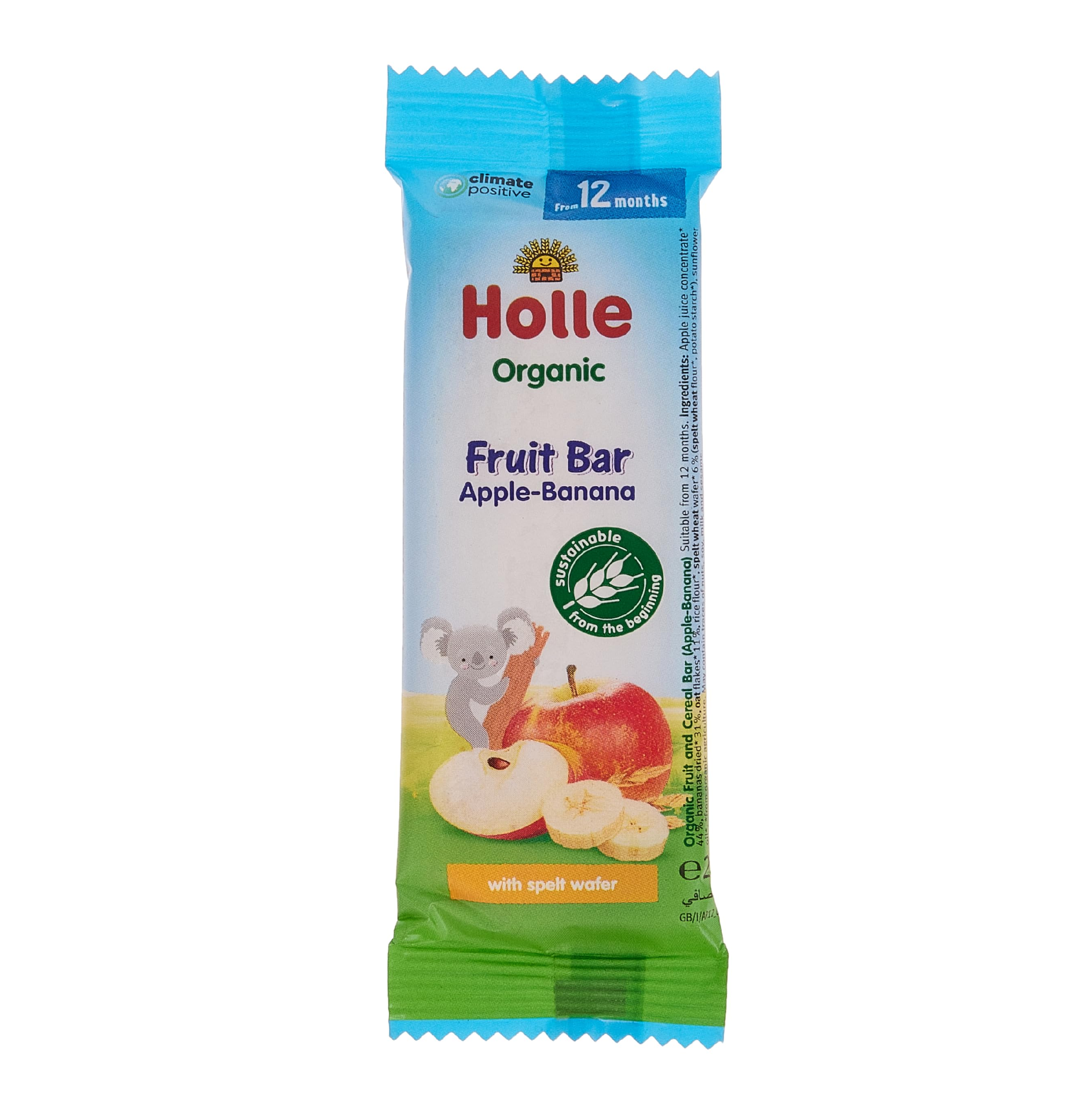 Holle Organic Apple Banana Fruit Bar